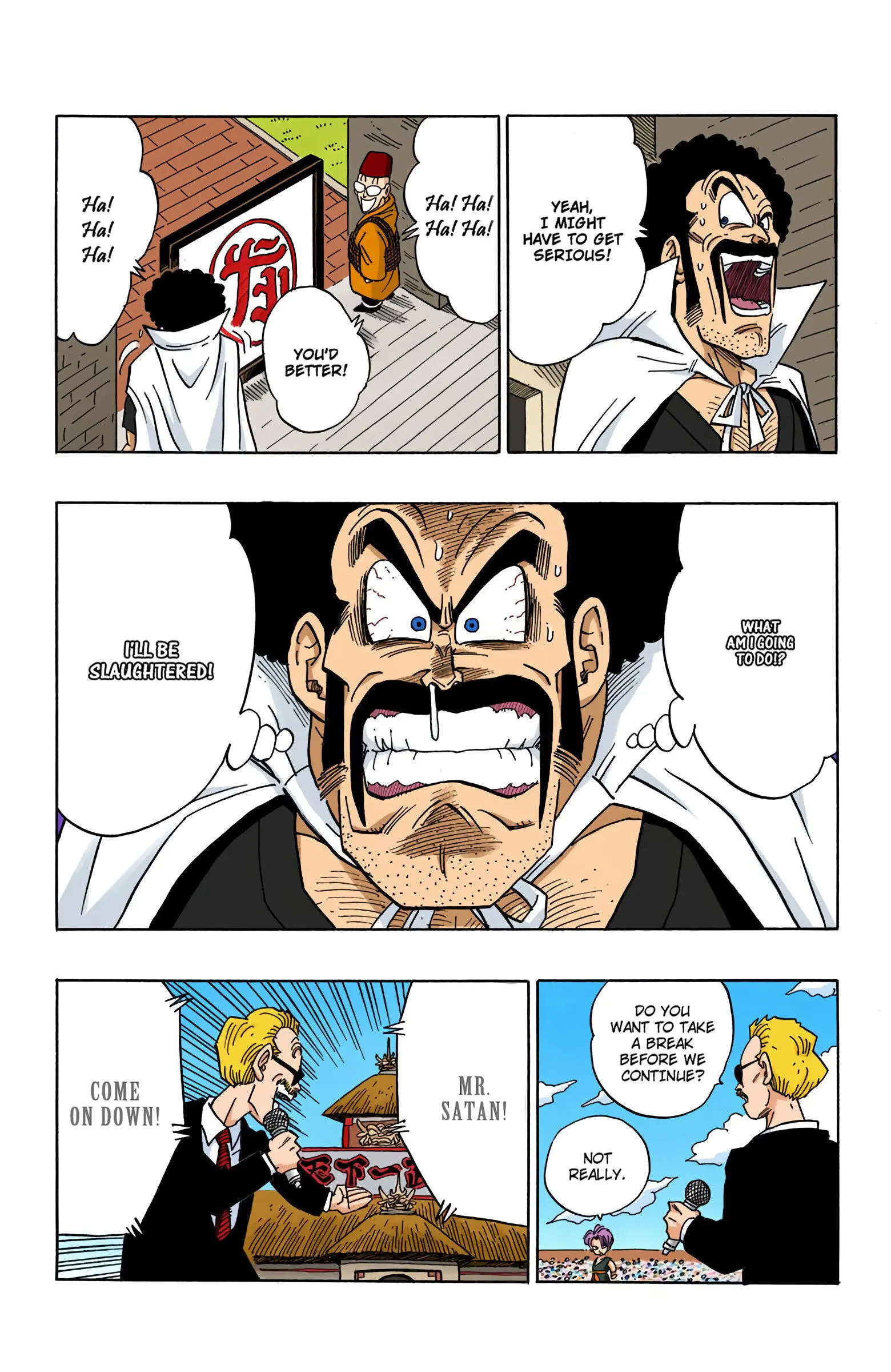 DBZ Majin Buu Saga Colored Manga, chapter 436, page 2