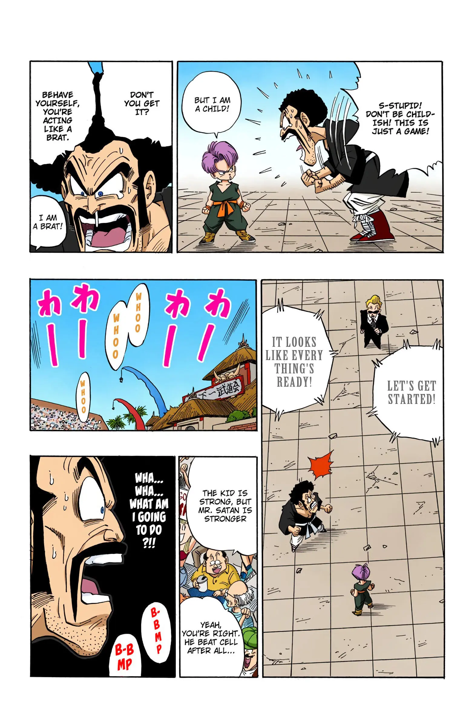 DBZ Majin Buu Saga Colored Manga, chapter 436, page 9