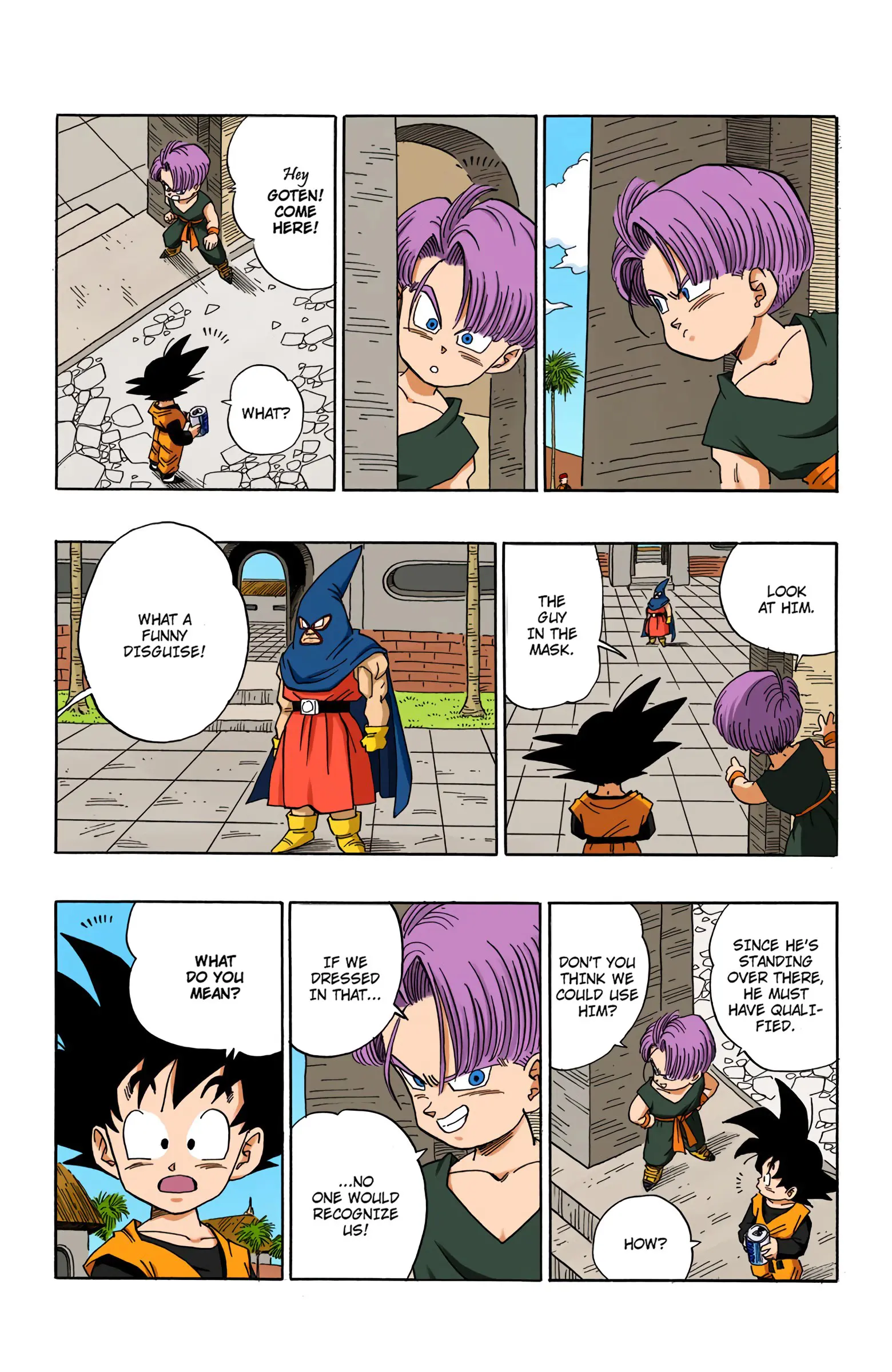 DBZ Majin Buu Saga Colored Manga, chapter 437, page 4