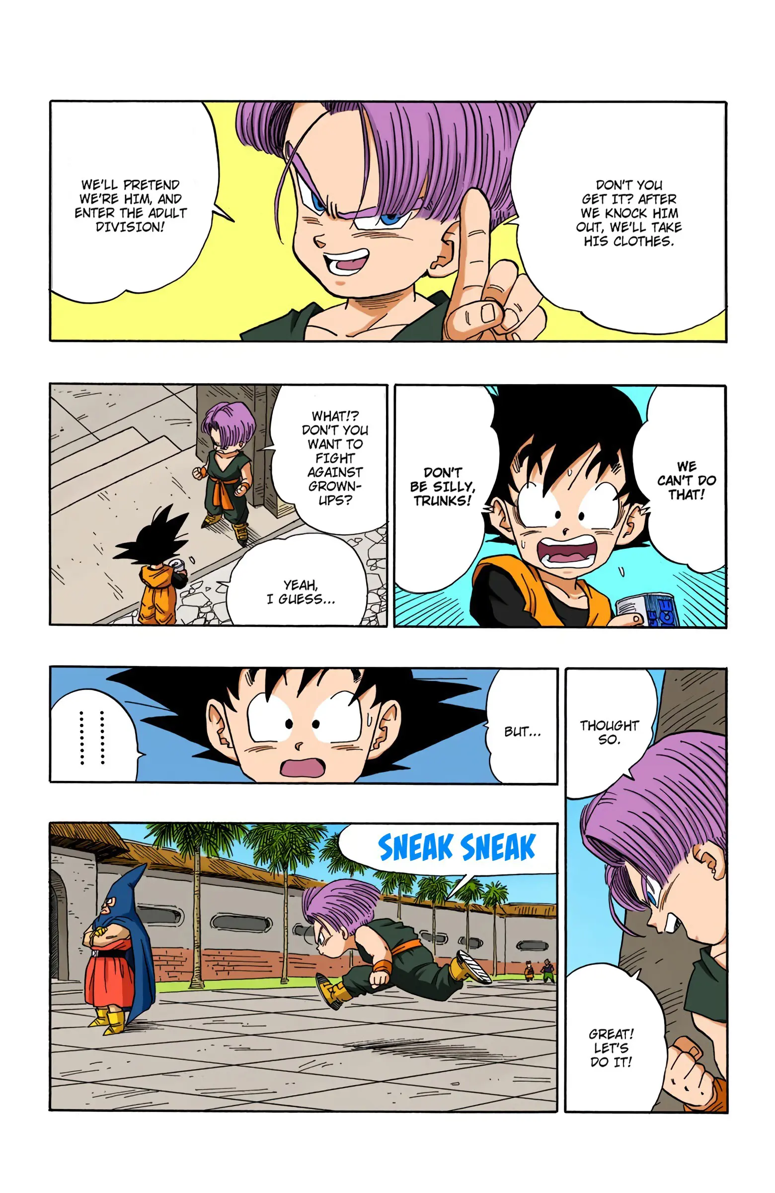DBZ Majin Buu Saga Colored Manga, chapter 437, page 5