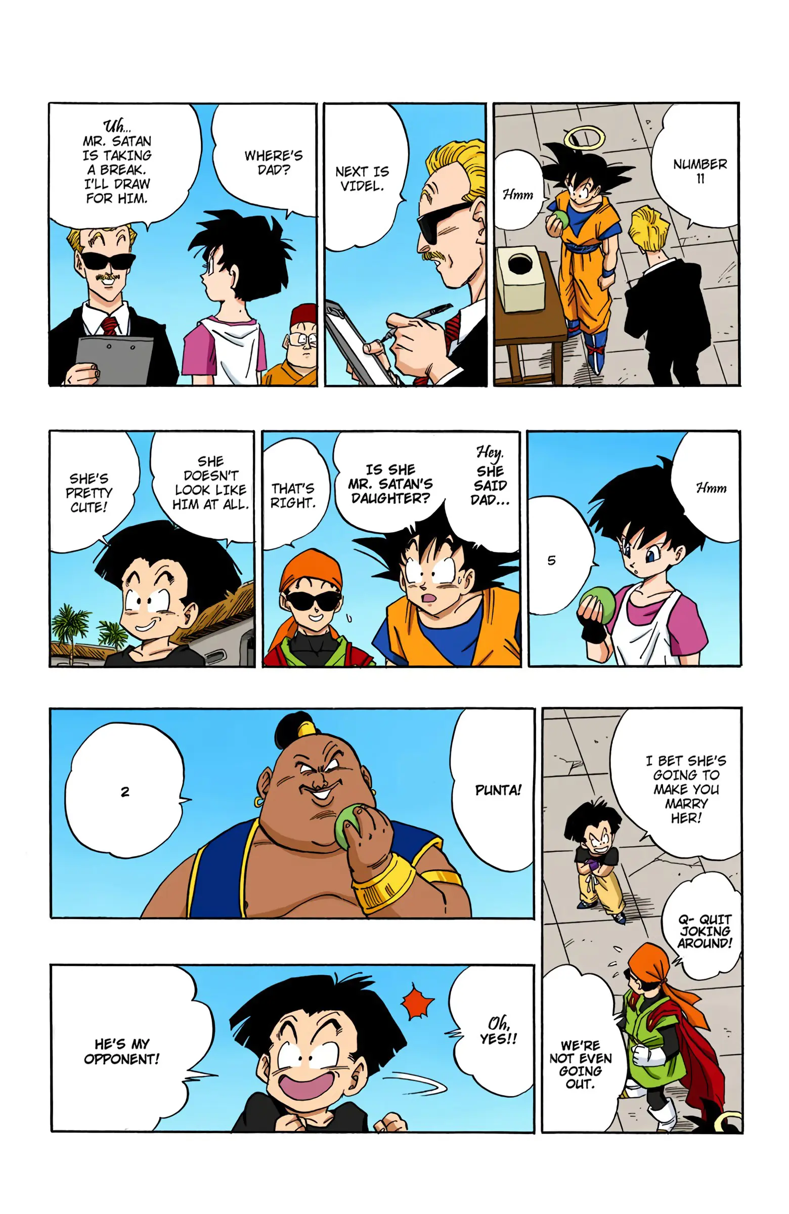 DBZ Majin Buu Saga Colored Manga, chapter 438, page 9