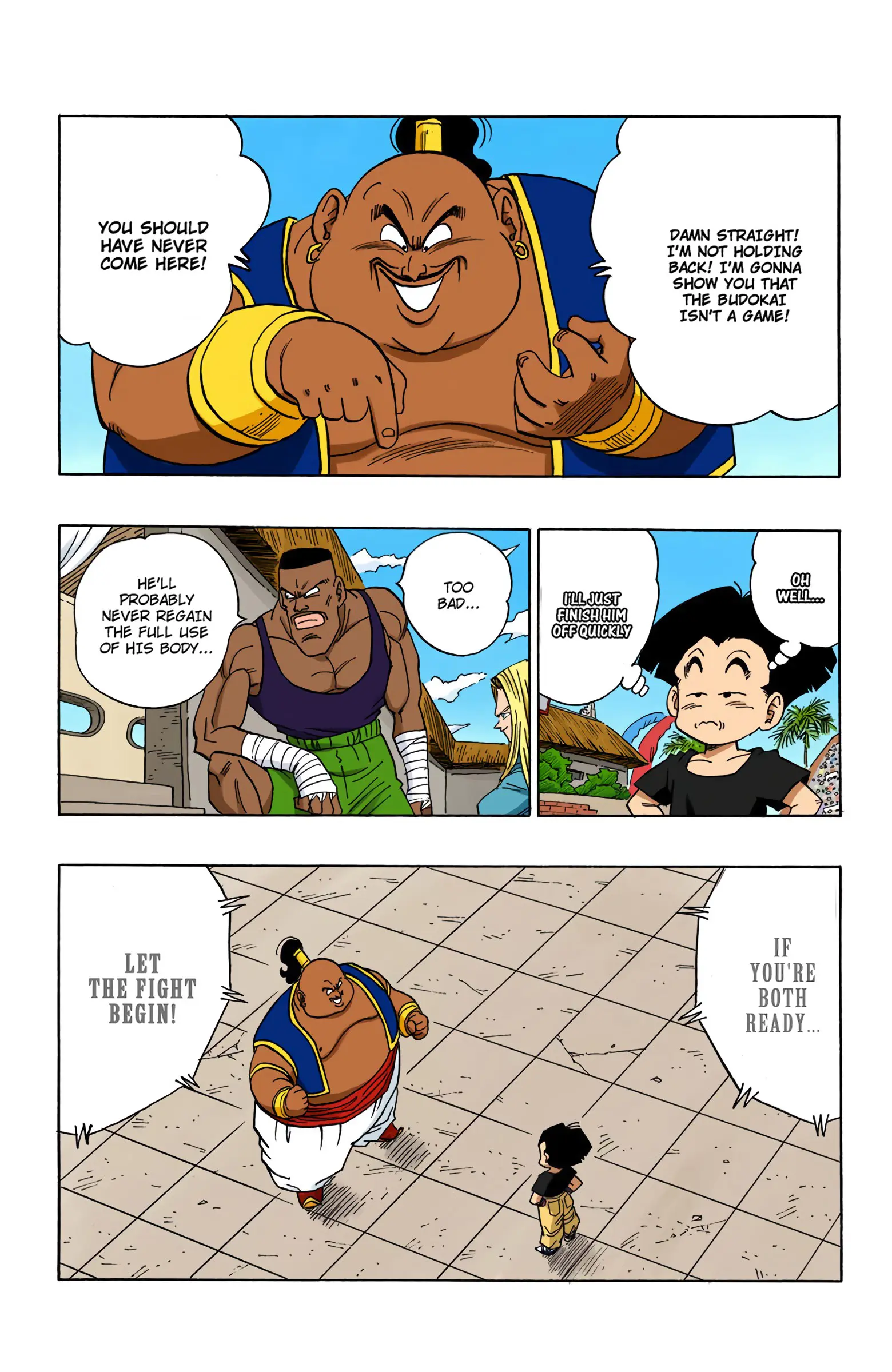 DBZ Majin Buu Saga Colored Manga, chapter 439, page 4