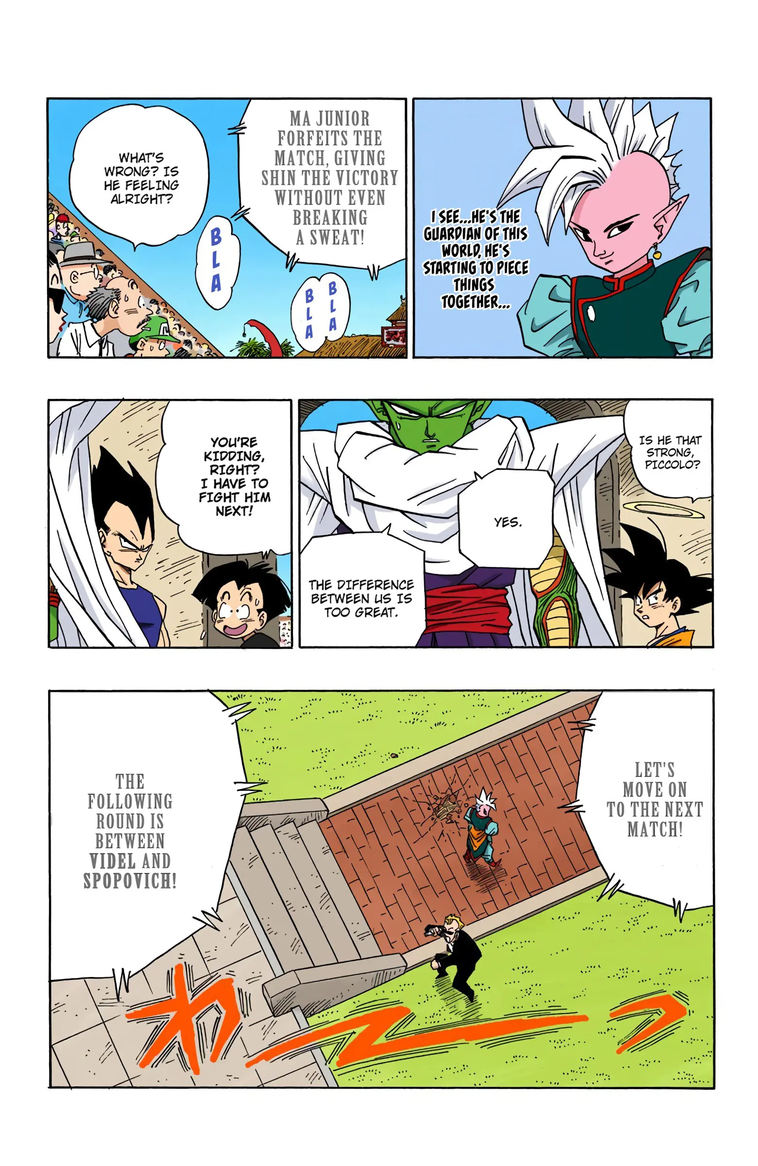DBZ Majin Buu Saga Colored Manga, chapter 439, page 12
