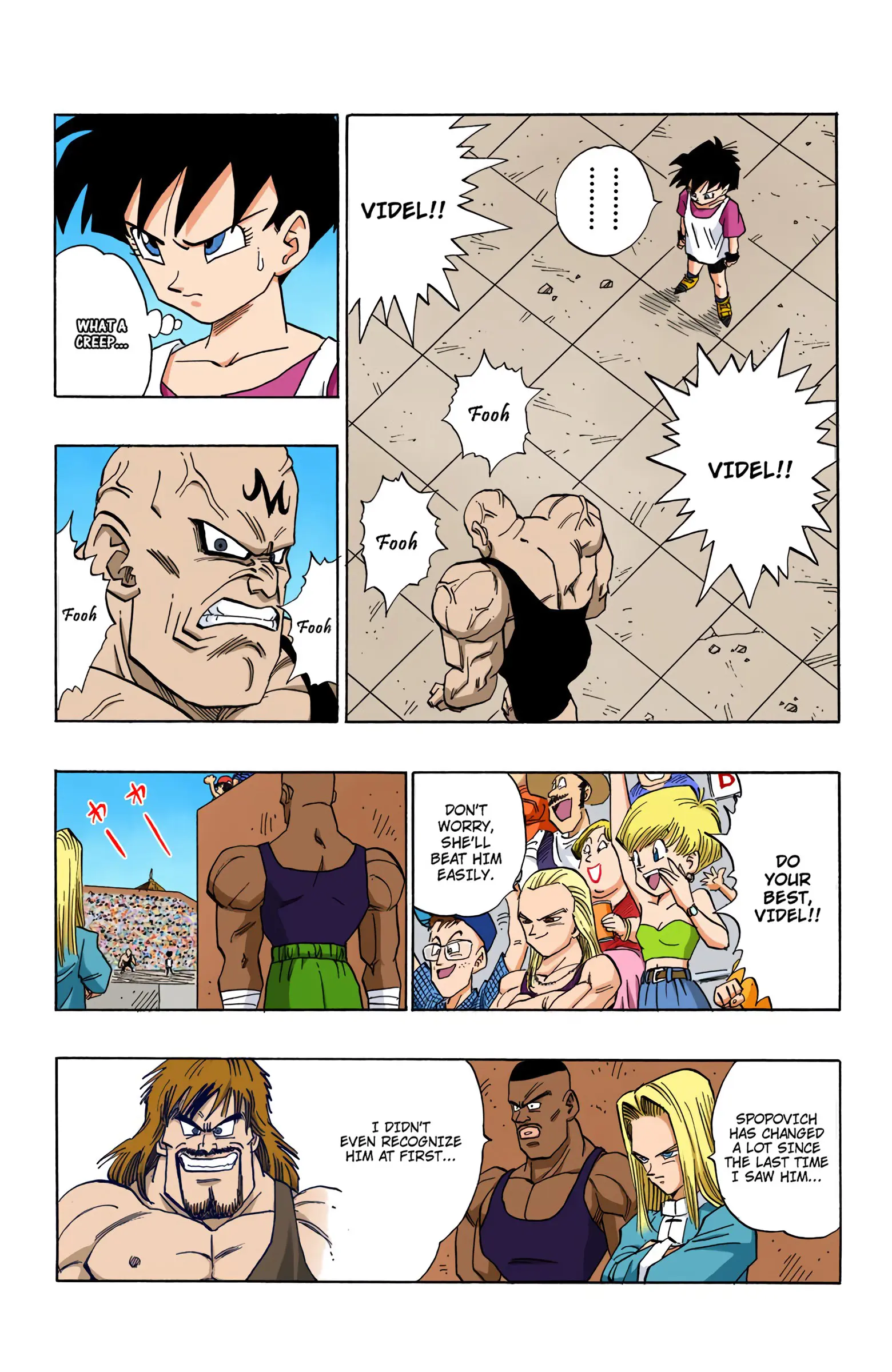 DBZ Majin Buu Saga Colored Manga, chapter 440, page 2