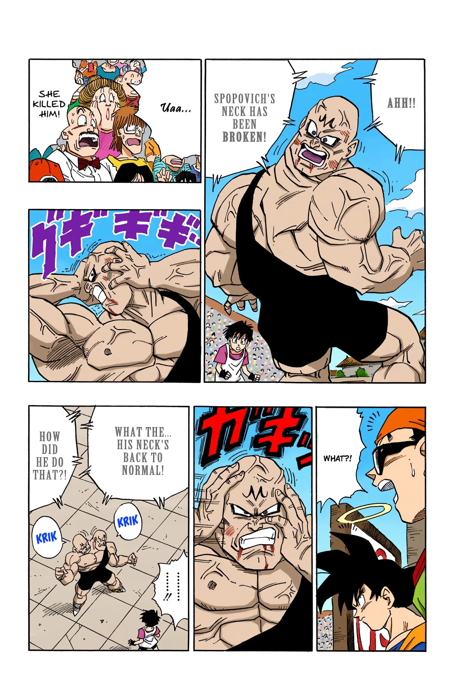 DBZ Majin Buu Saga Colored Manga, chapter 441, page 6