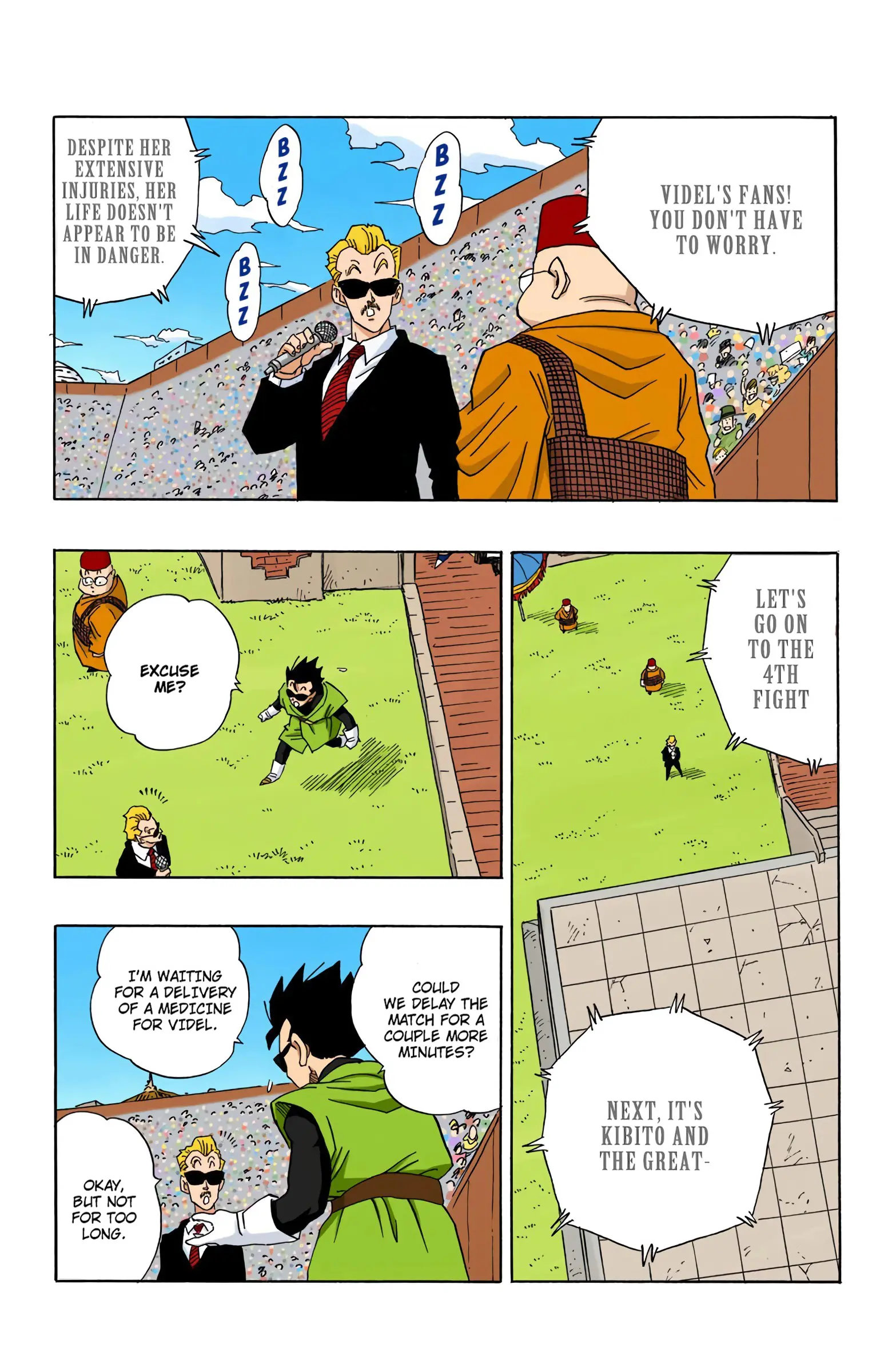 DBZ Majin Buu Saga Colored Manga, chapter 443, page 2