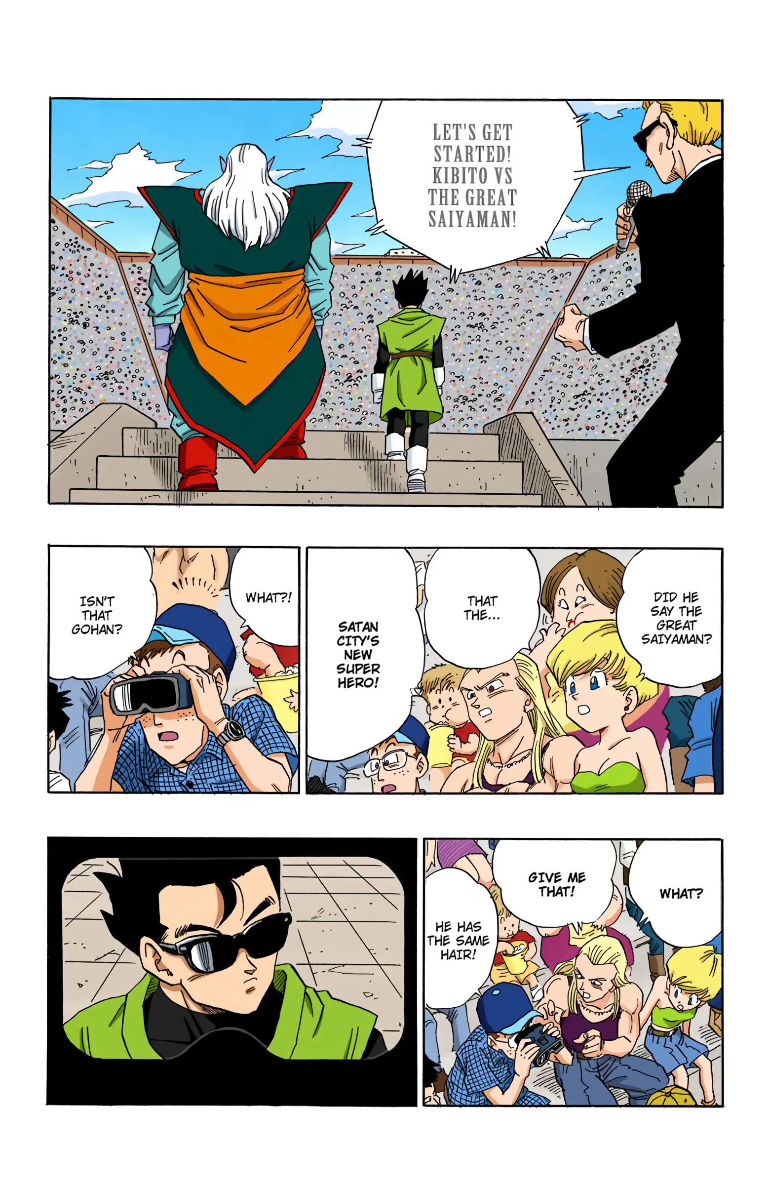 DBZ Majin Buu Saga Colored Manga, chapter 443, page 7