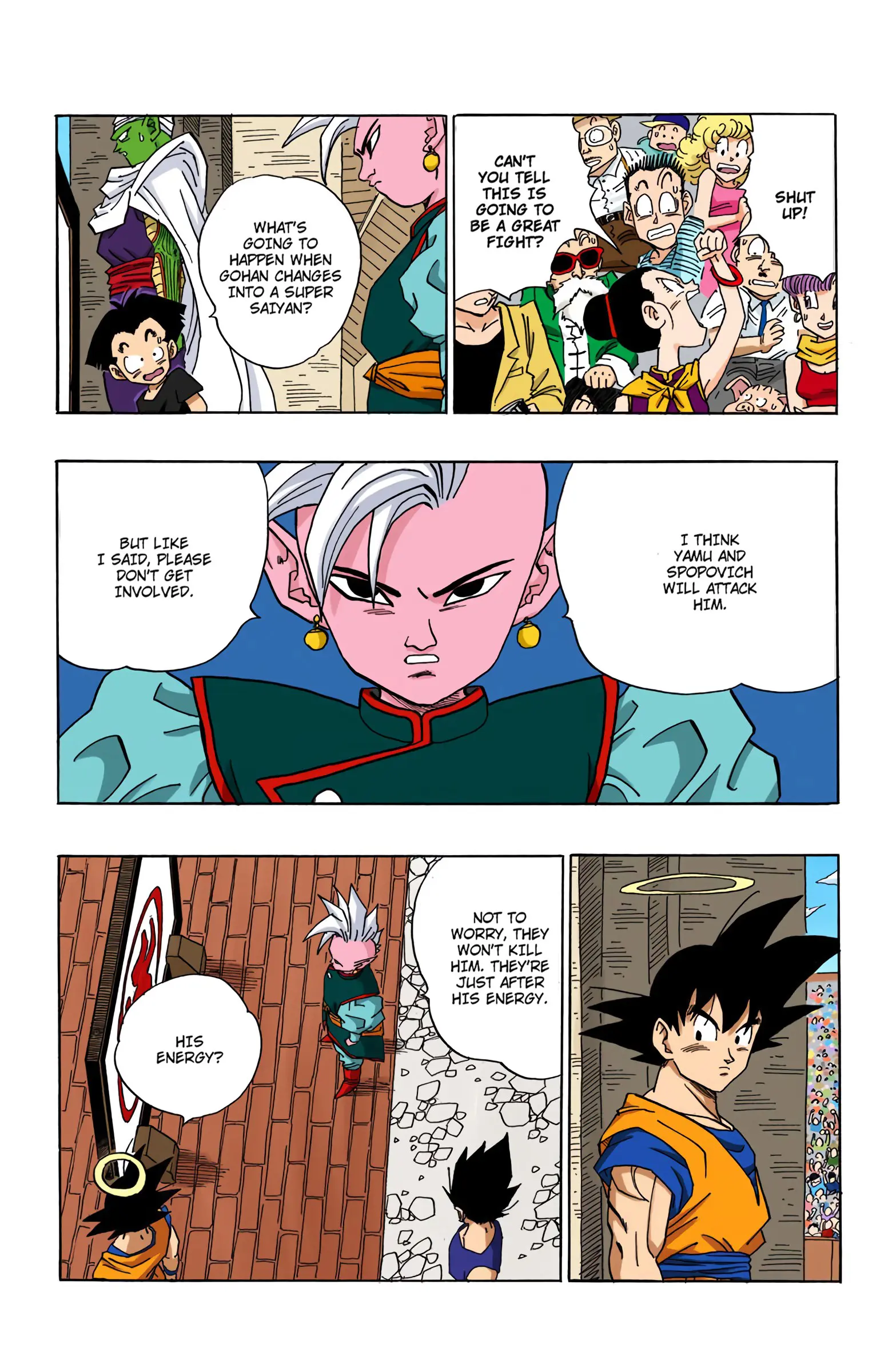 DBZ Majin Buu Saga Colored Manga, chapter 444, page 2