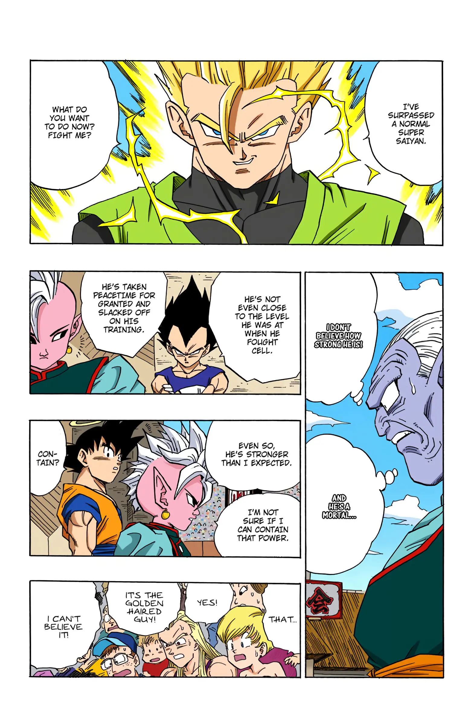 DBZ Majin Buu Saga Colored Manga, chapter 444, page 7