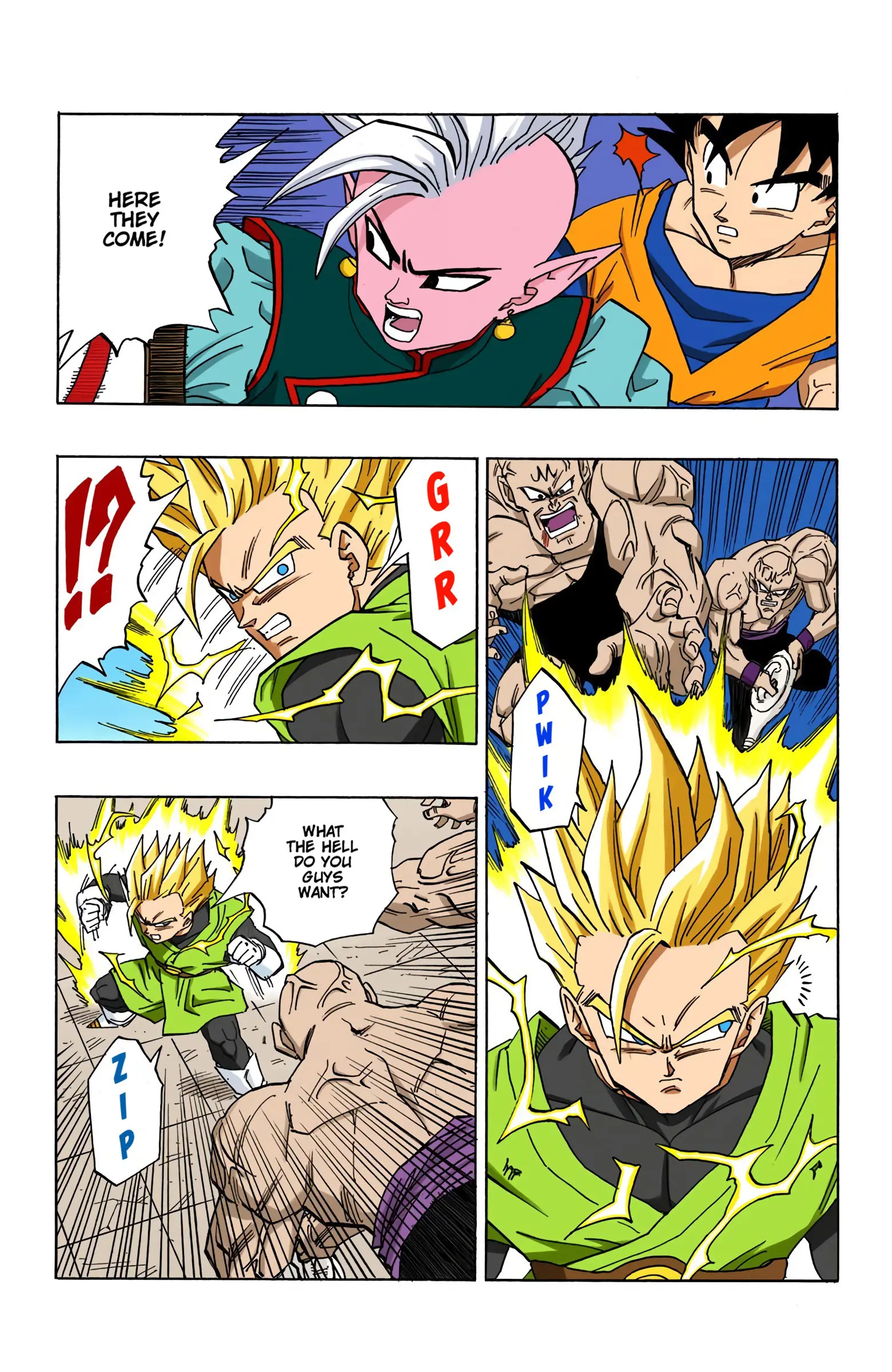 DBZ Majin Buu Saga Colored Manga, chapter 444, page 9
