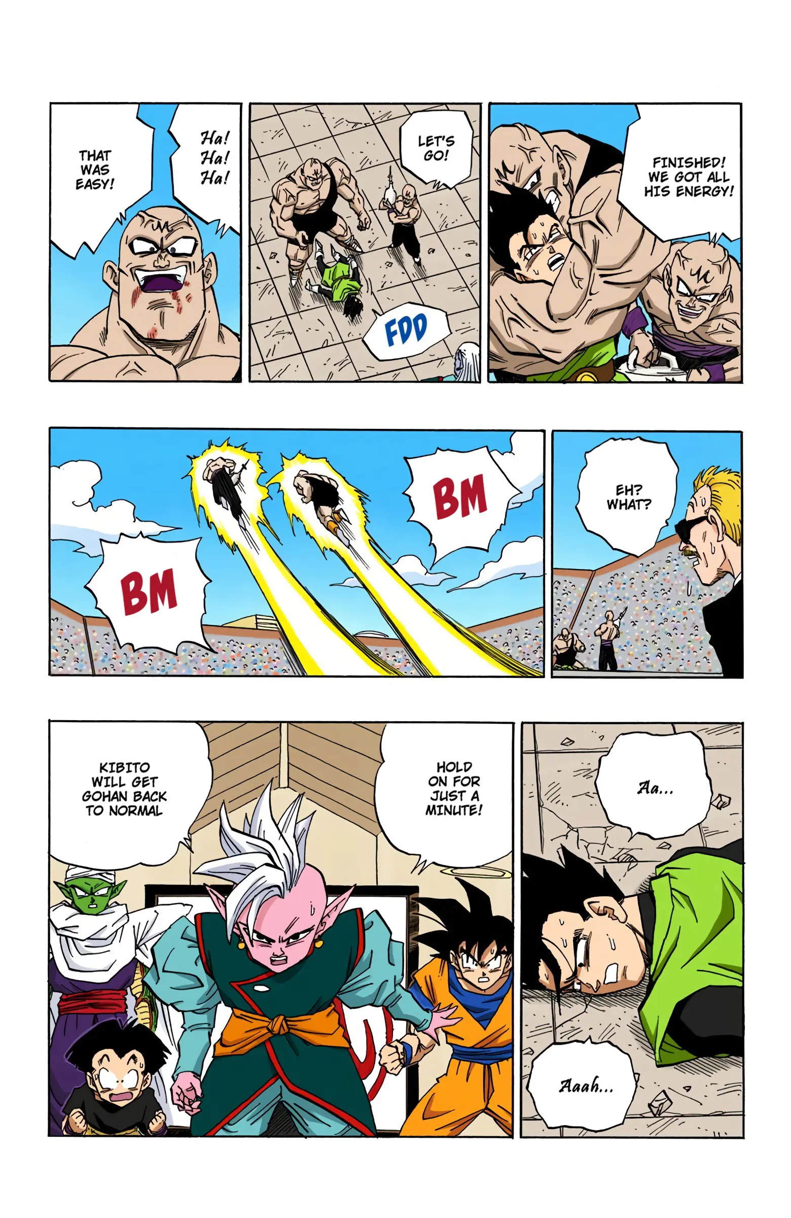 DBZ Majin Buu Saga Colored Manga, chapter 444, page 12
