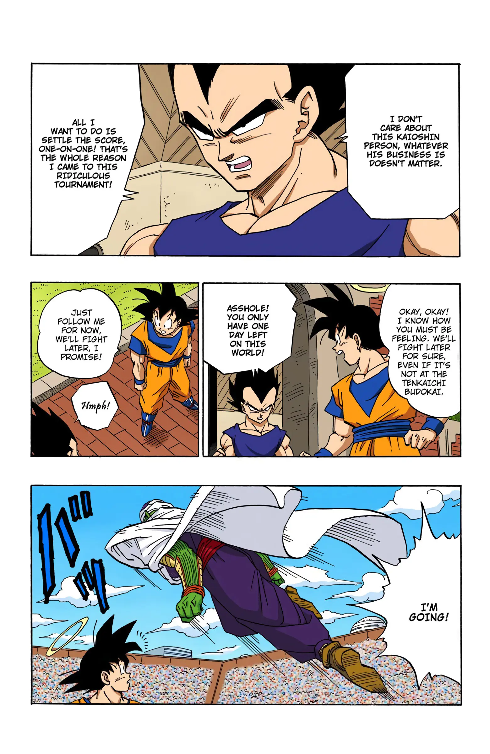 DBZ Majin Buu Saga Colored Manga, chapter 445, page 4