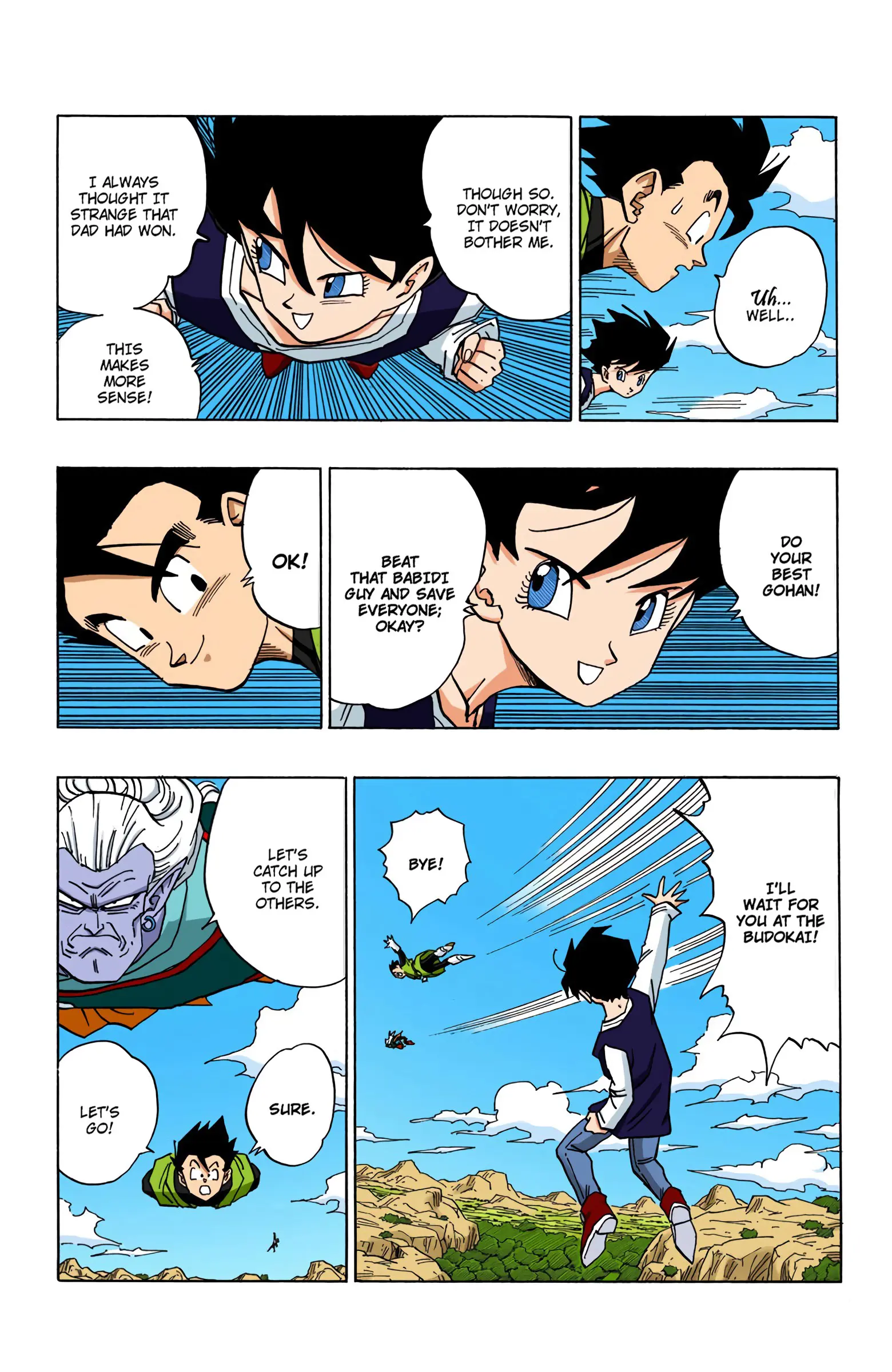 DBZ Majin Buu Saga Colored Manga, chapter 446, page 7