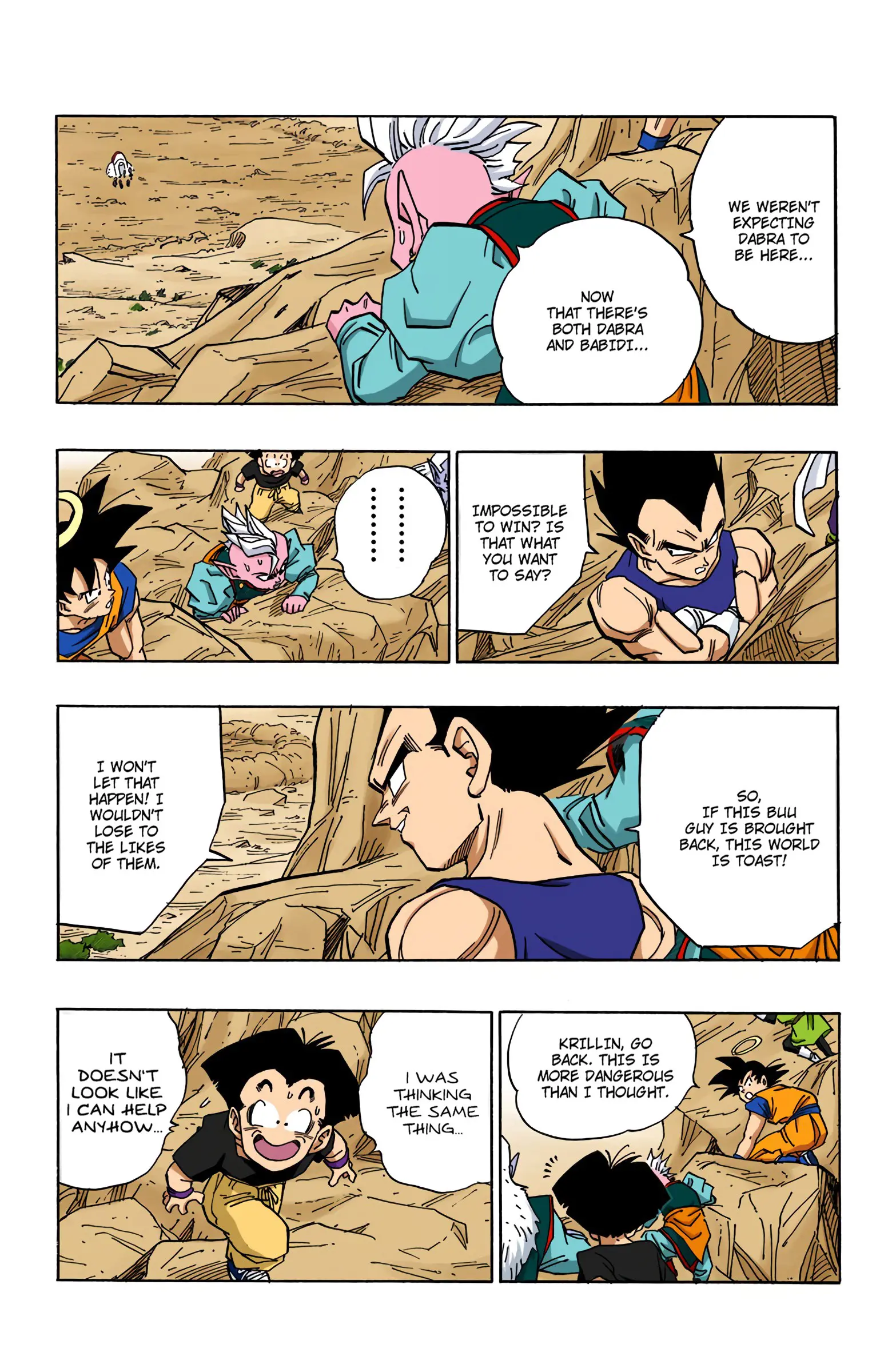 DBZ Majin Buu Saga Colored Manga, chapter 447, page 5