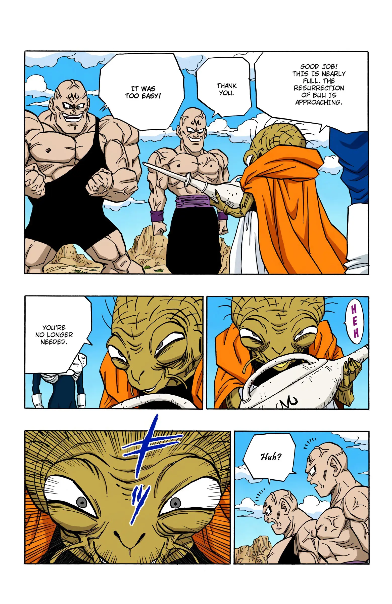 DBZ Majin Buu Saga Colored Manga, chapter 447, page 6