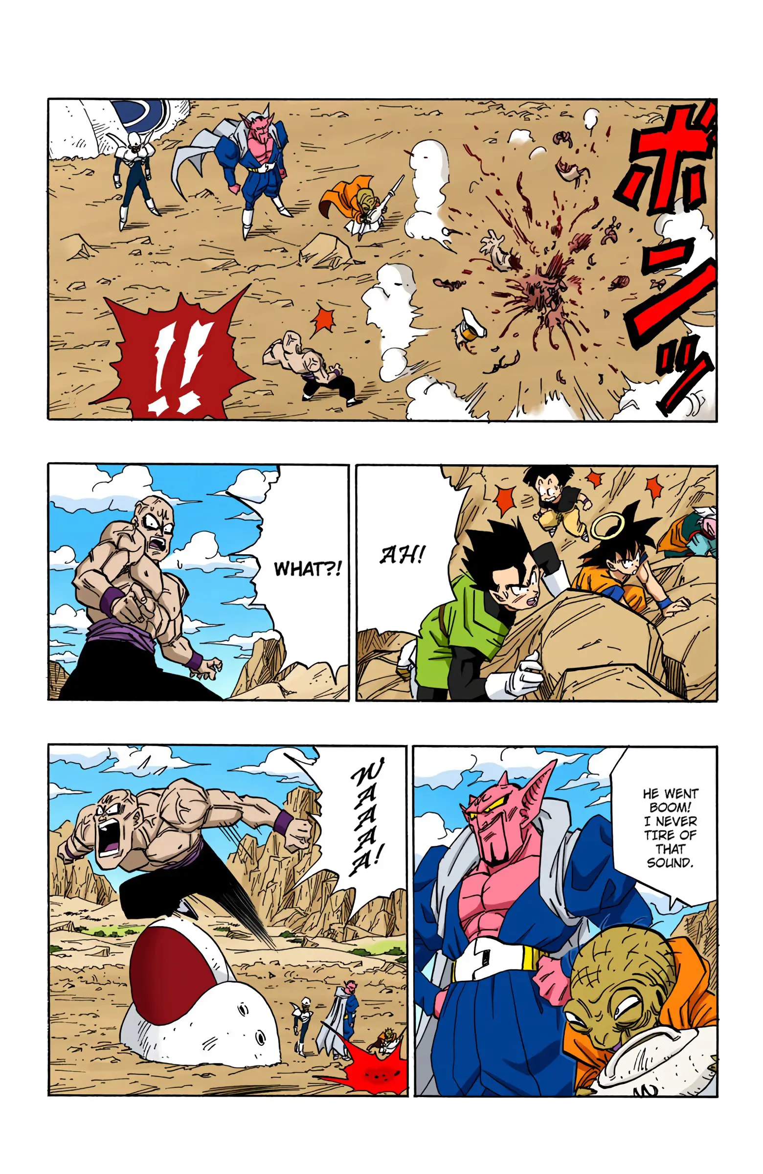 DBZ Majin Buu Saga Colored Manga, chapter 447, page 8