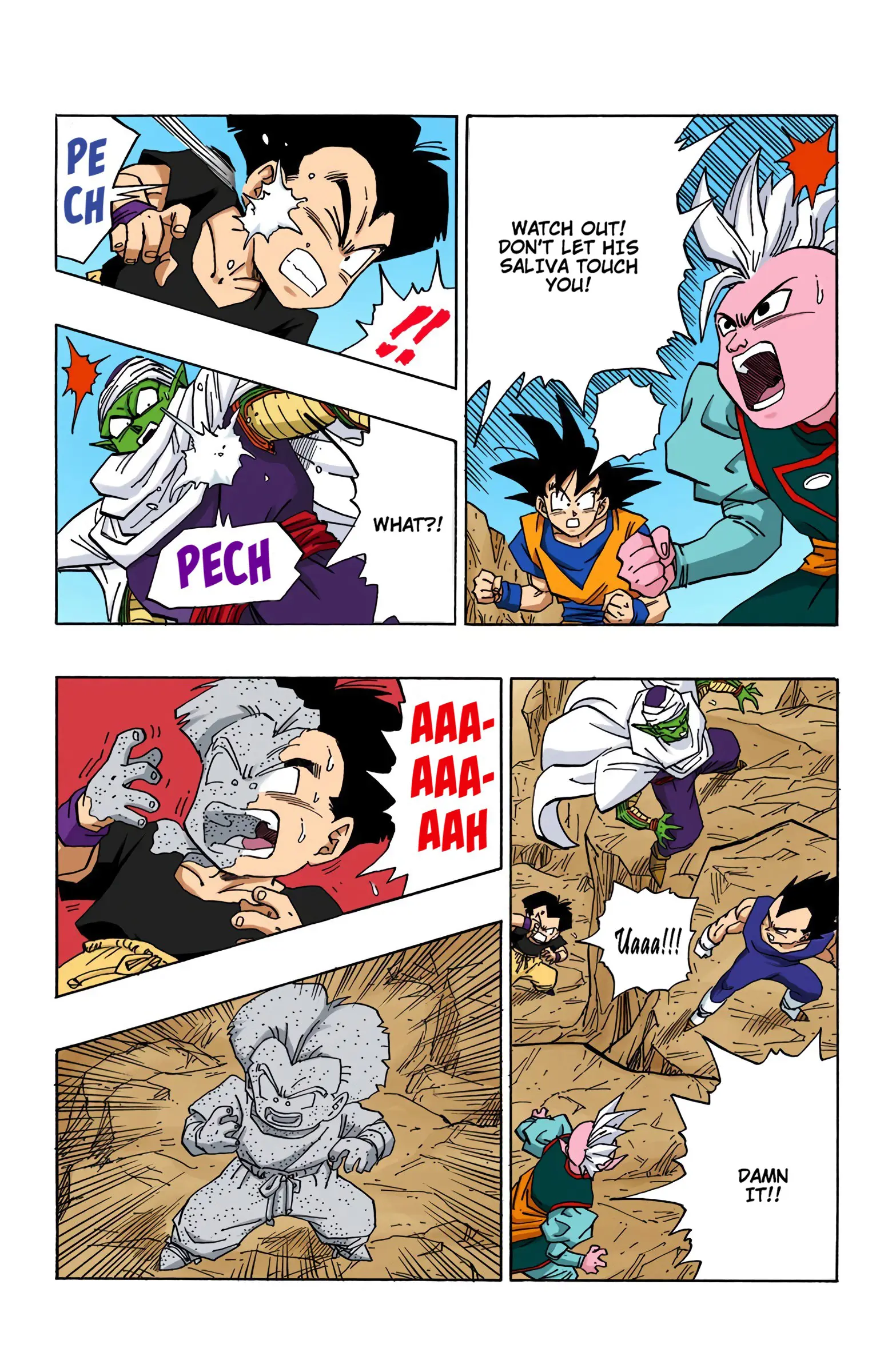 DBZ Majin Buu Saga Colored Manga, chapter 448, page 5