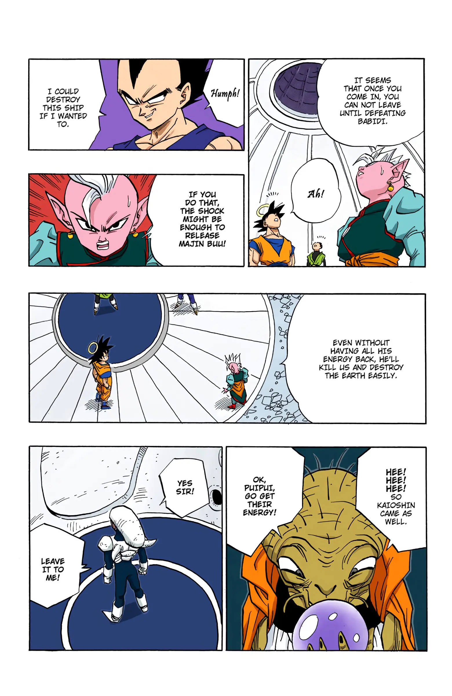 DBZ Majin Buu Saga Colored Manga, chapter 448, page 12