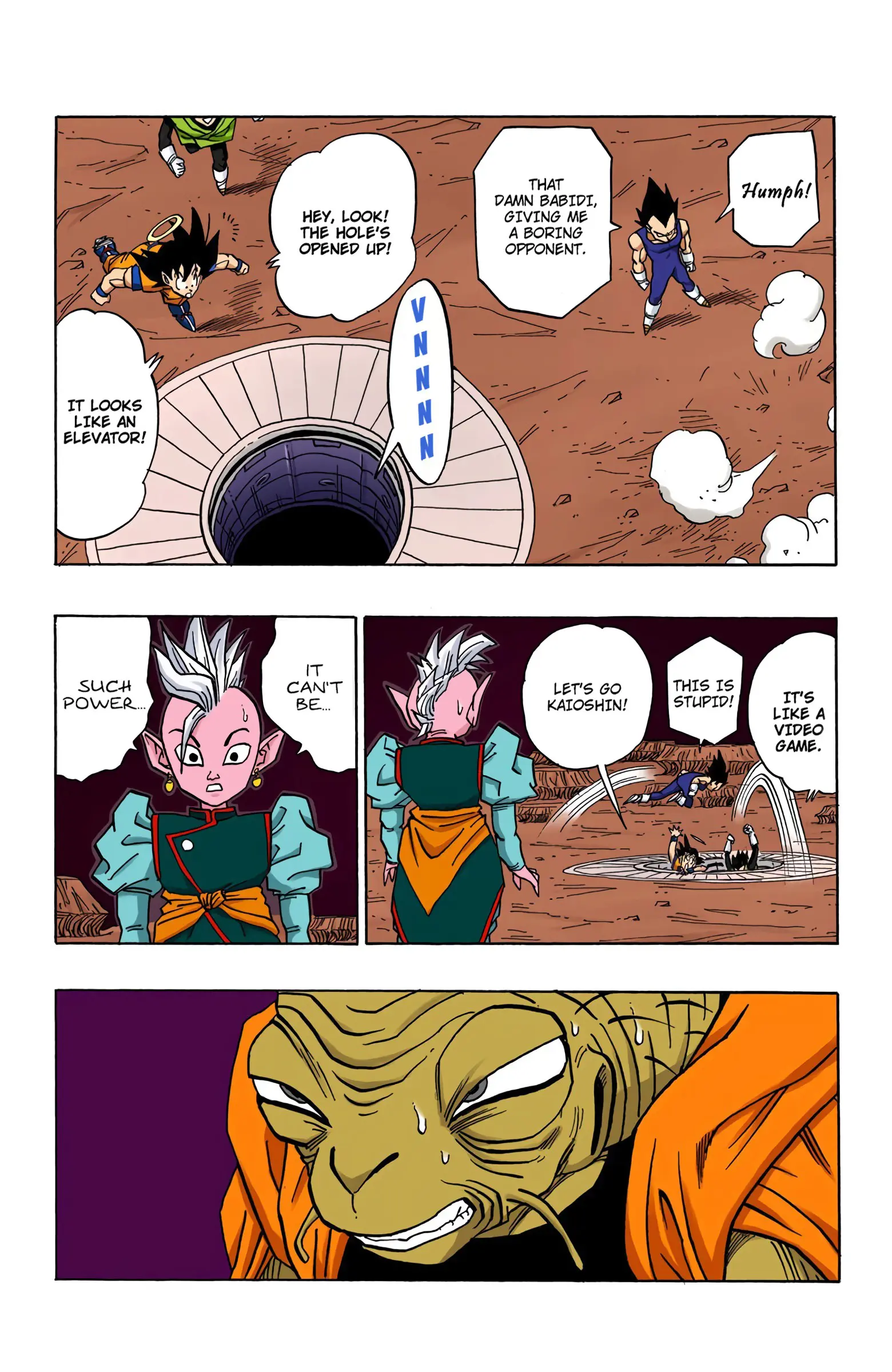 DBZ Majin Buu Saga Colored Manga, chapter 449, page 14