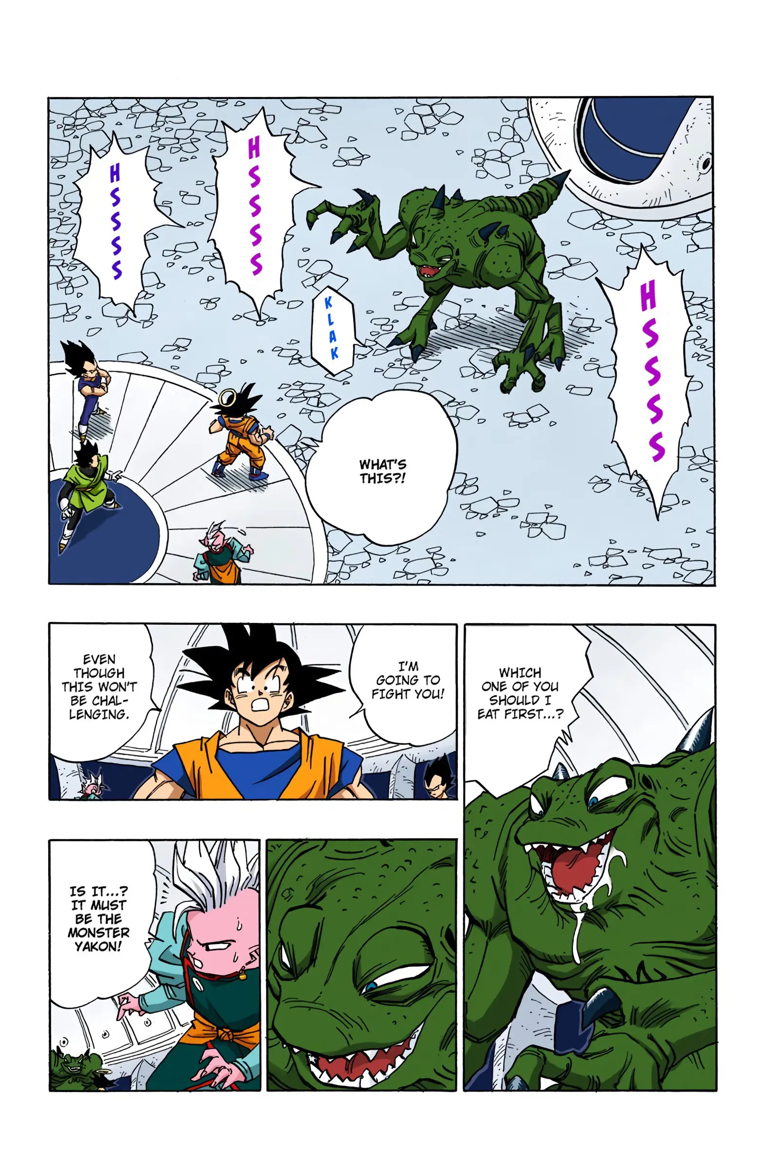 DBZ Majin Buu Saga Colored Manga, chapter 450, page 7