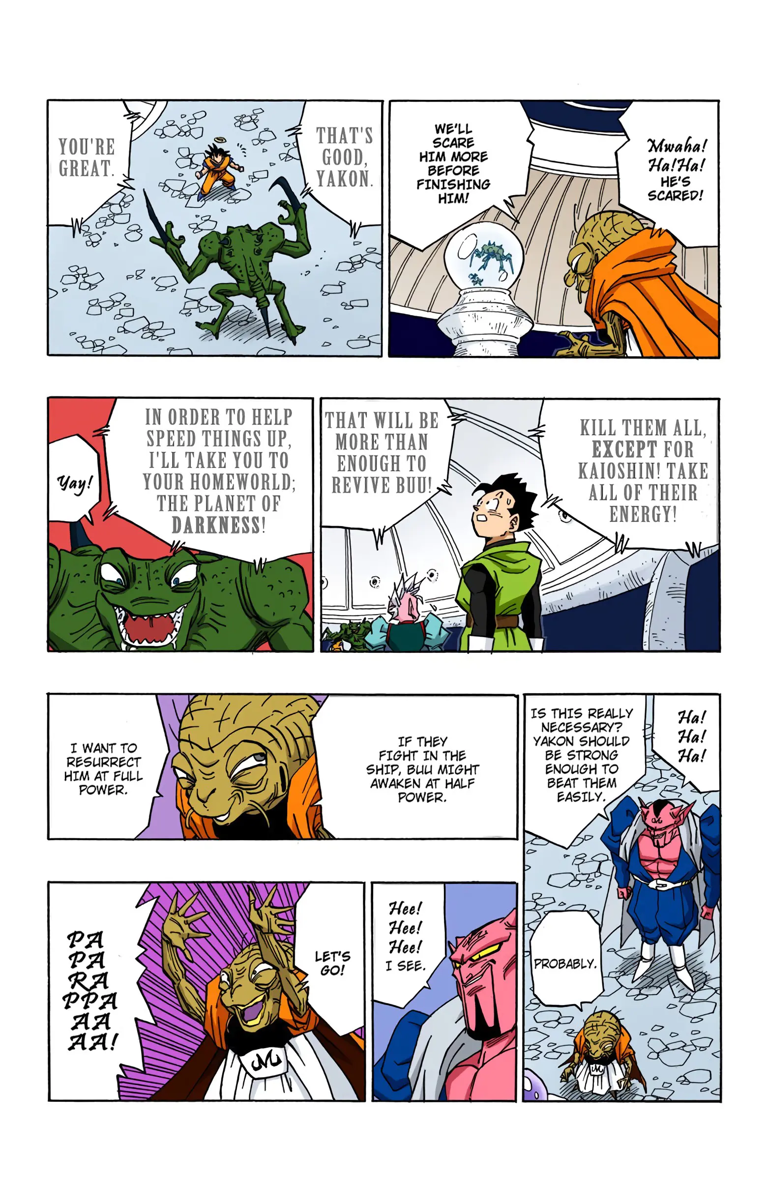 DBZ Majin Buu Saga Colored Manga, chapter 450, page 10