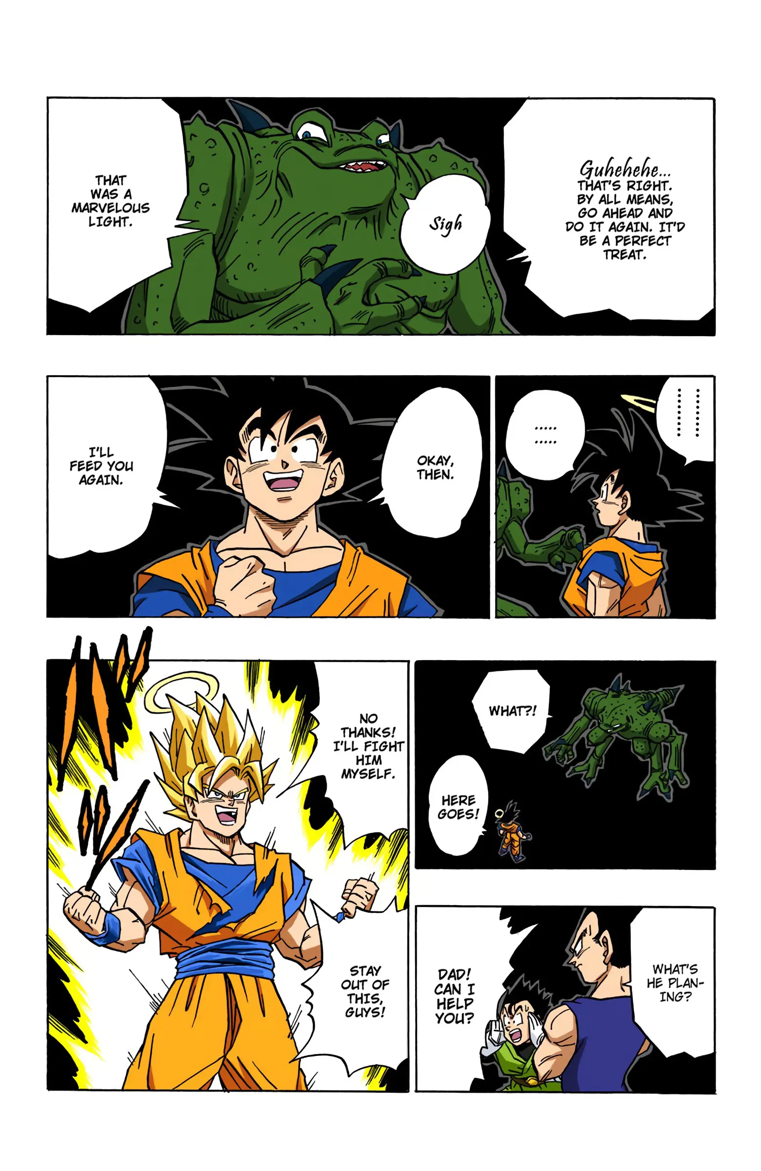 DBZ Majin Buu Saga Colored Manga, chapter 451, page 7