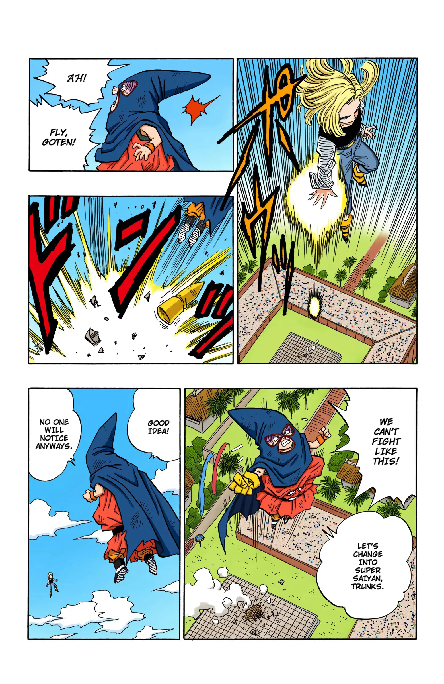 DBZ Majin Buu Saga Colored Manga, chapter 453, page 9