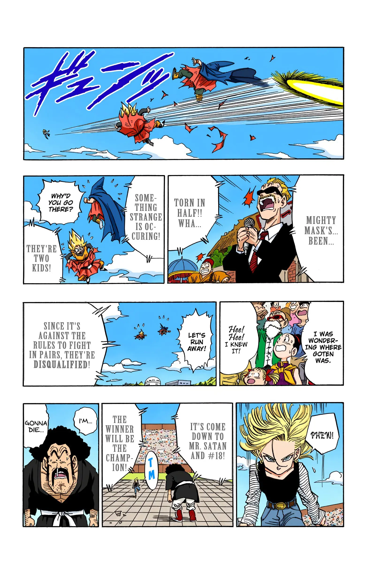 DBZ Majin Buu Saga Colored Manga, chapter 453, page 15