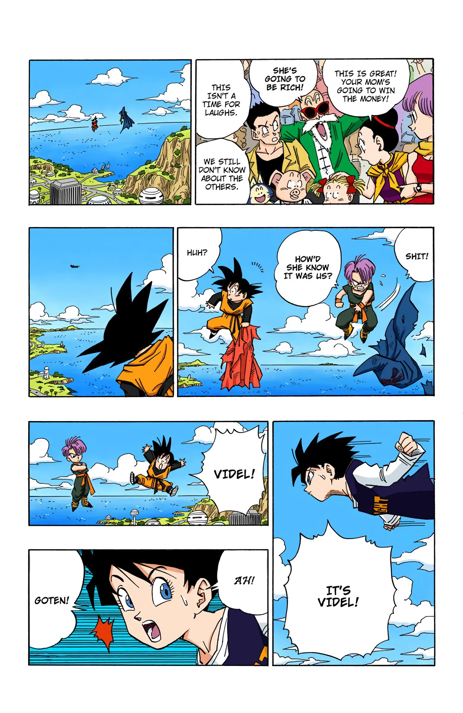 DBZ Majin Buu Saga Colored Manga, chapter 454, page 2