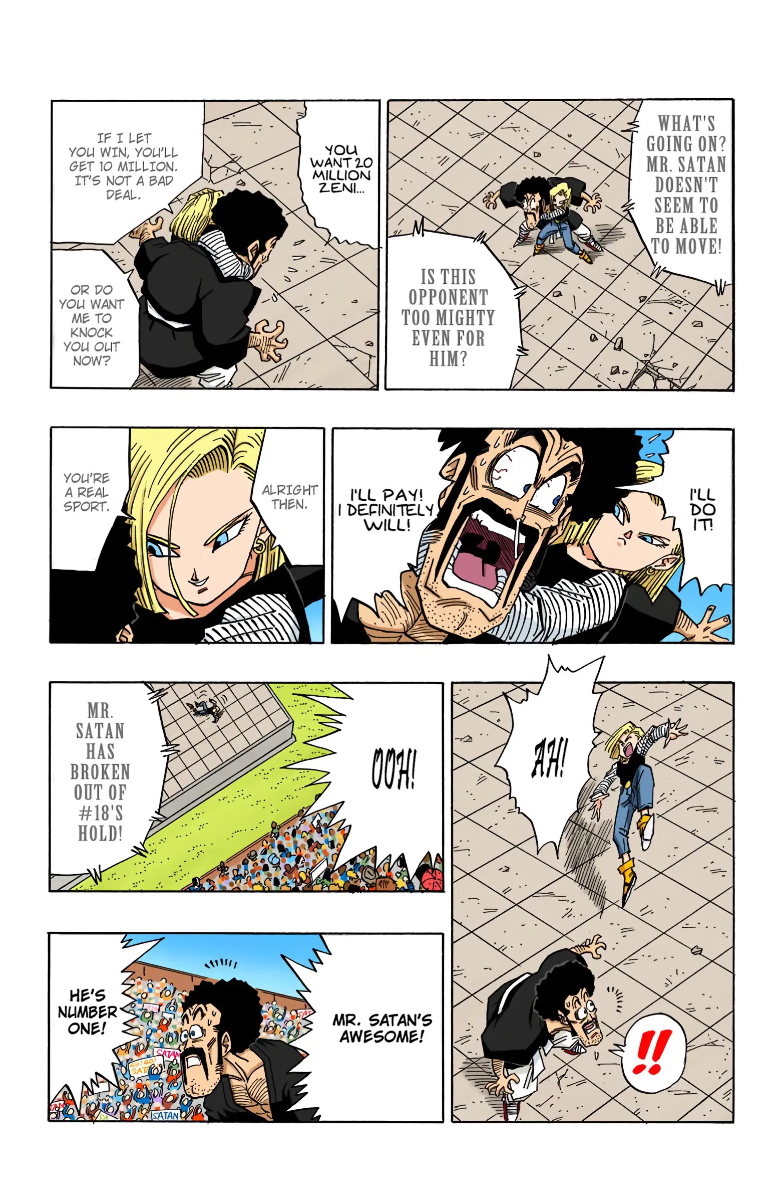 DBZ Majin Buu Saga Colored Manga, chapter 454, page 5