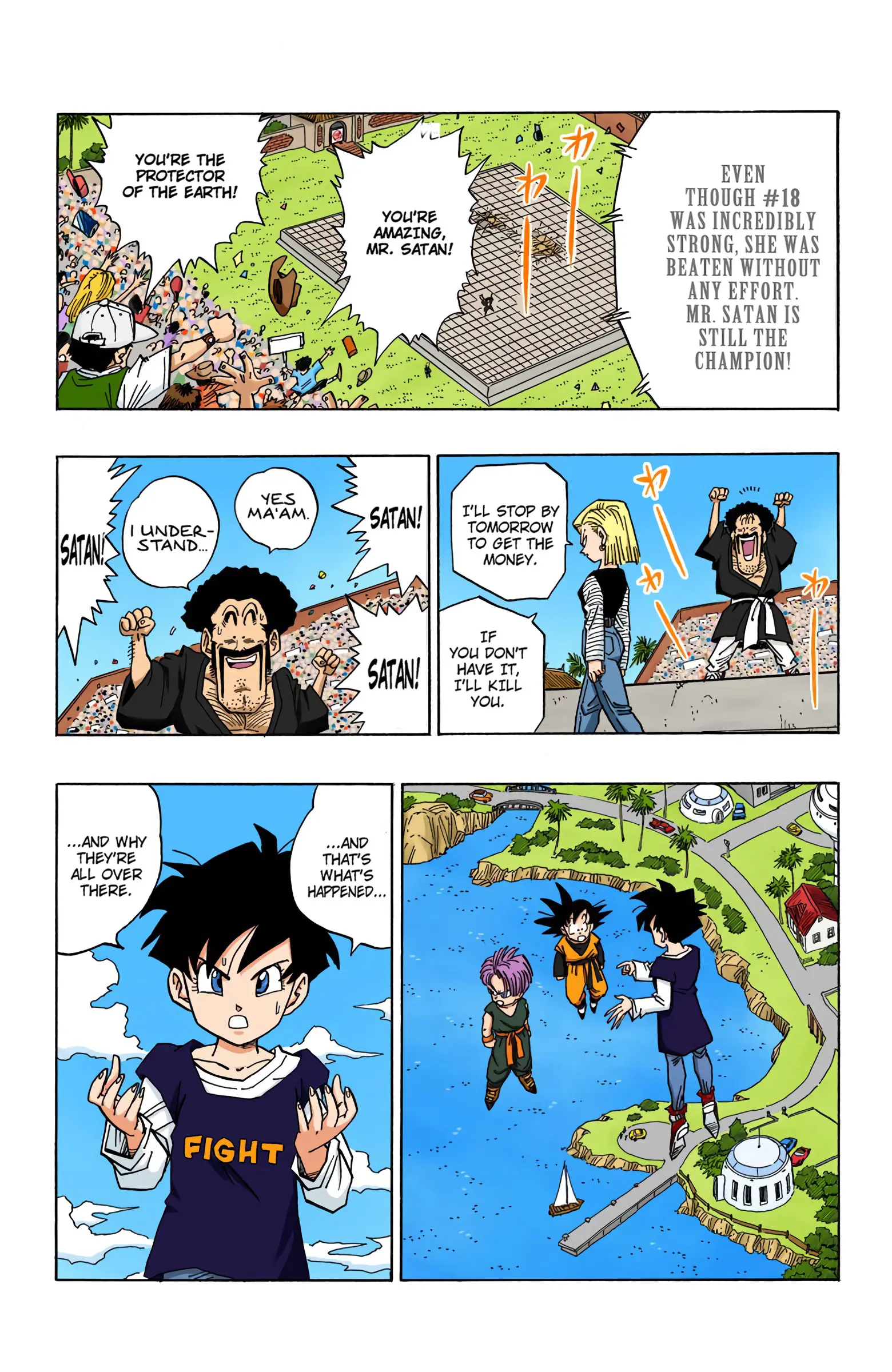 DBZ Majin Buu Saga Colored Manga, chapter 454, page 10