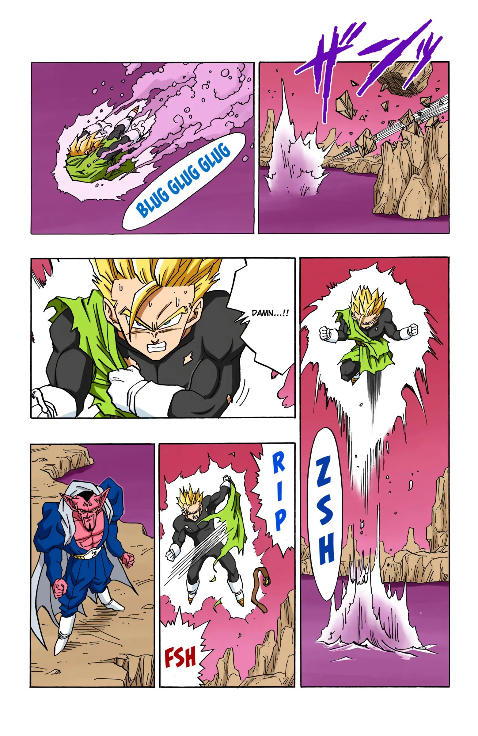 DBZ Majin Buu Saga Colored Manga, chapter 455, page 5