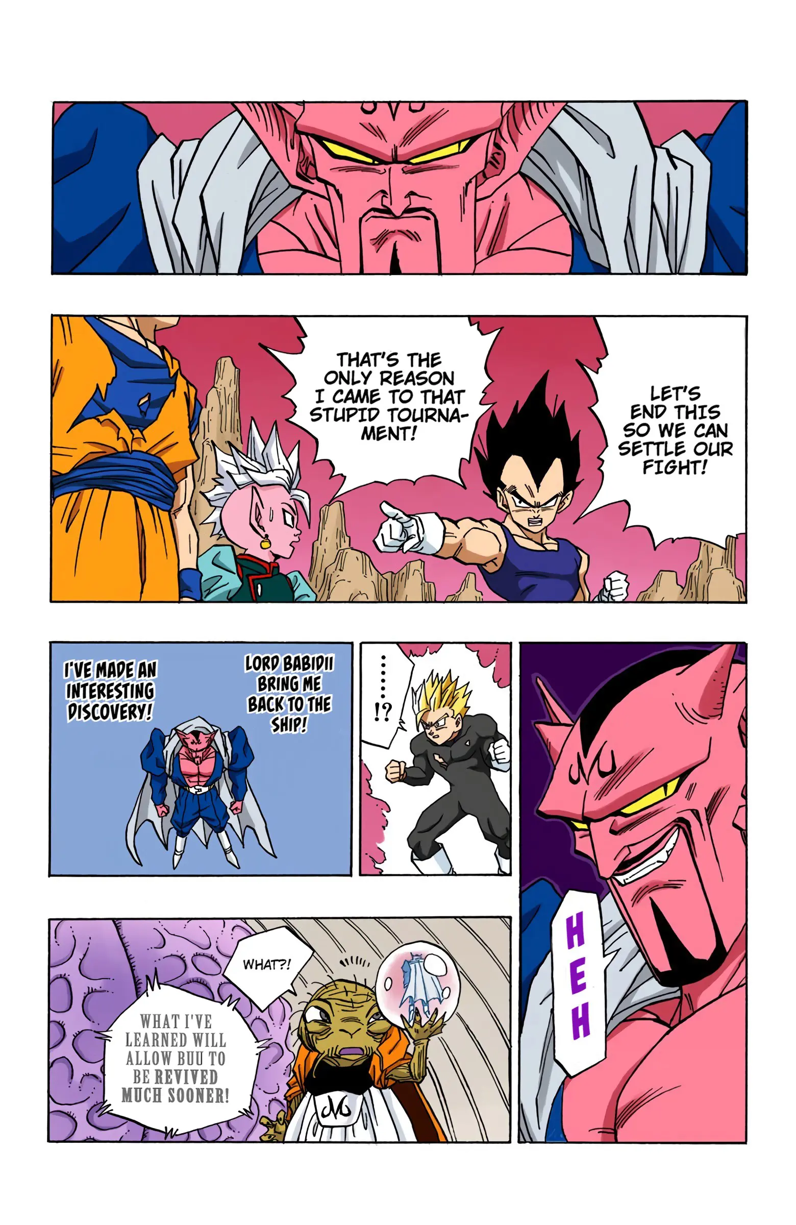 DBZ Majin Buu Saga Colored Manga, chapter 455, page 11