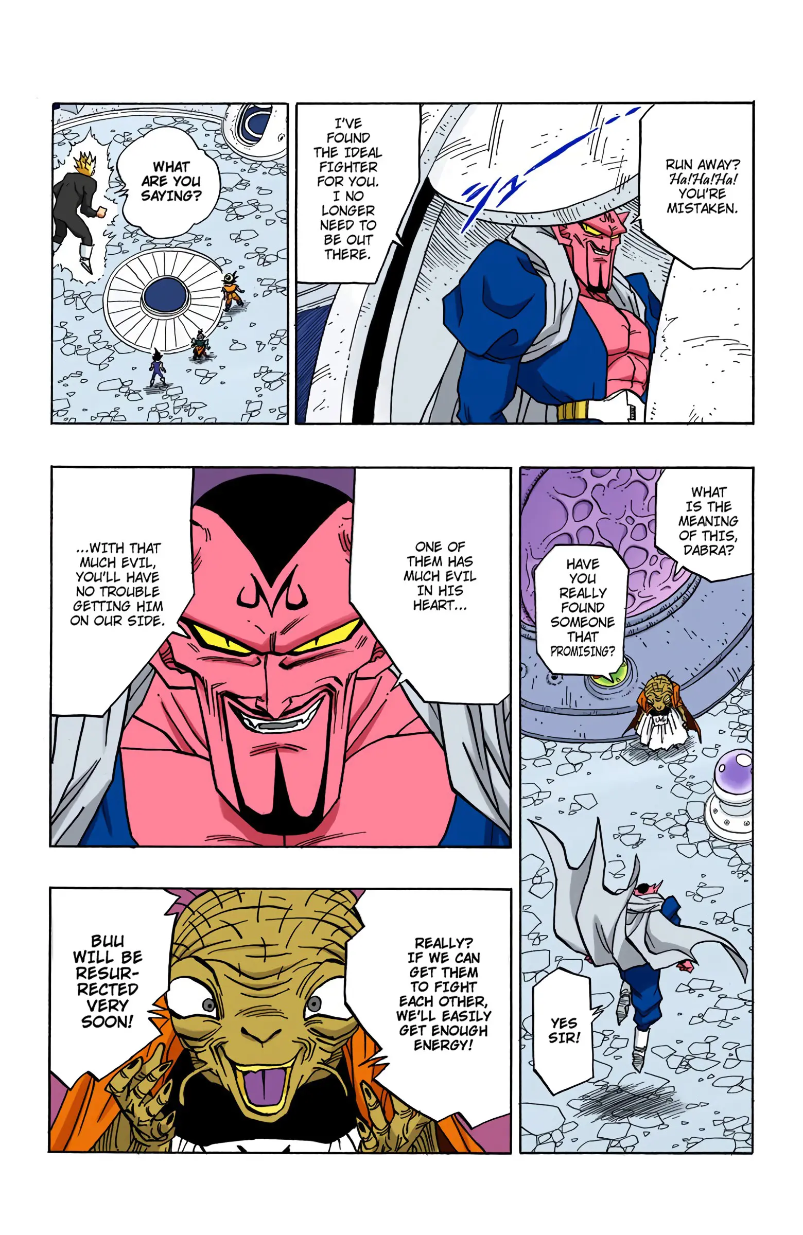 DBZ Majin Buu Saga Colored Manga, chapter 455, page 13