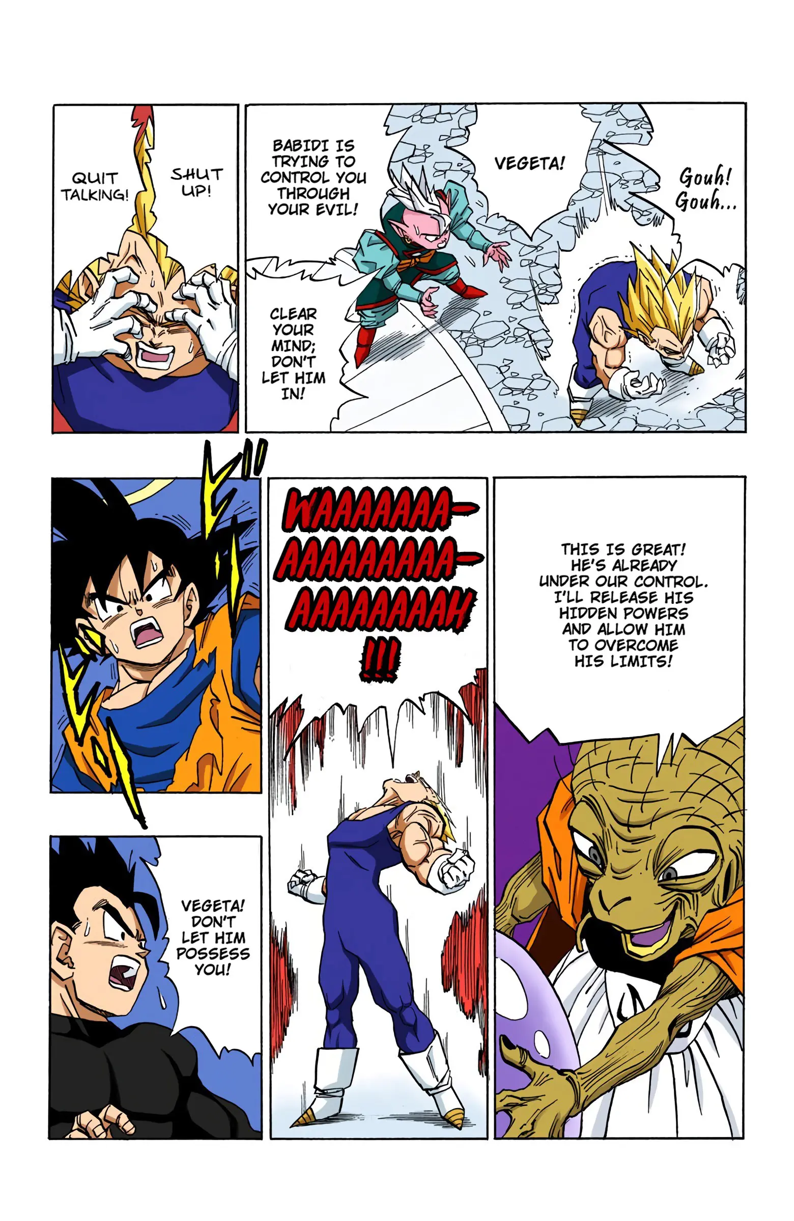 DBZ Majin Buu Saga Colored Manga, chapter 456, page 5