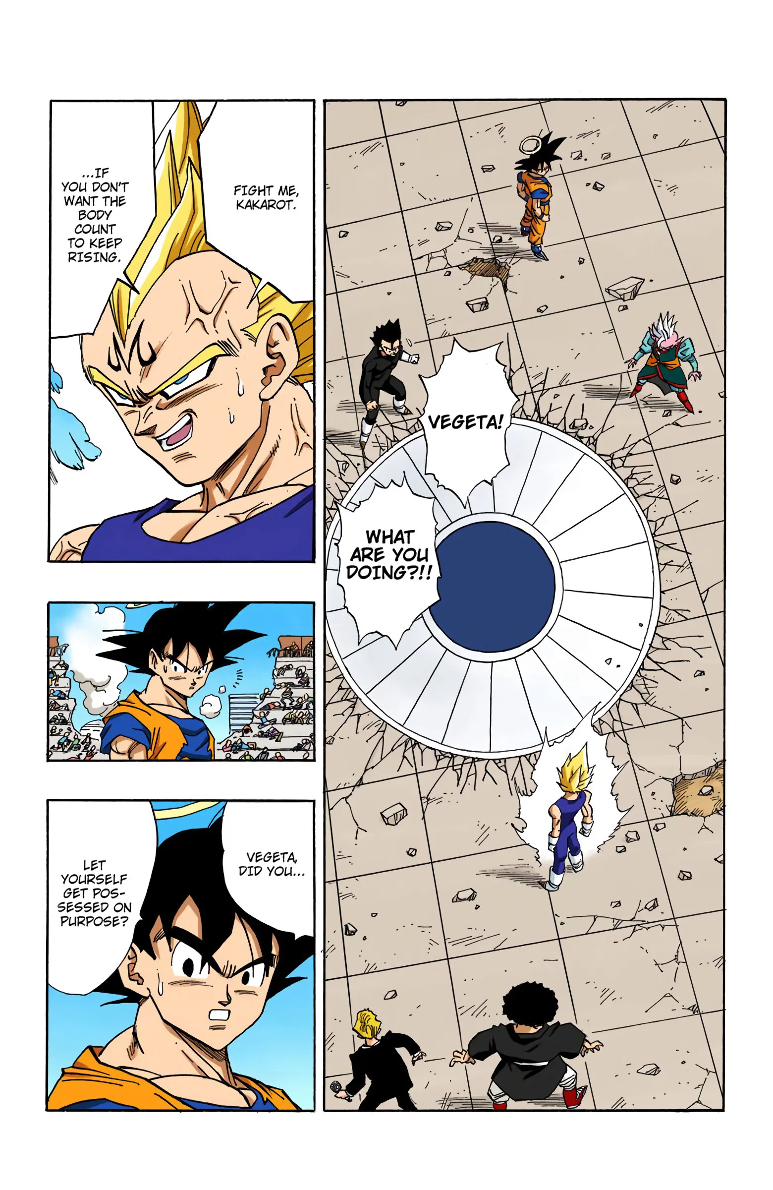 DBZ Majin Buu Saga Colored Manga, chapter 457, page 3