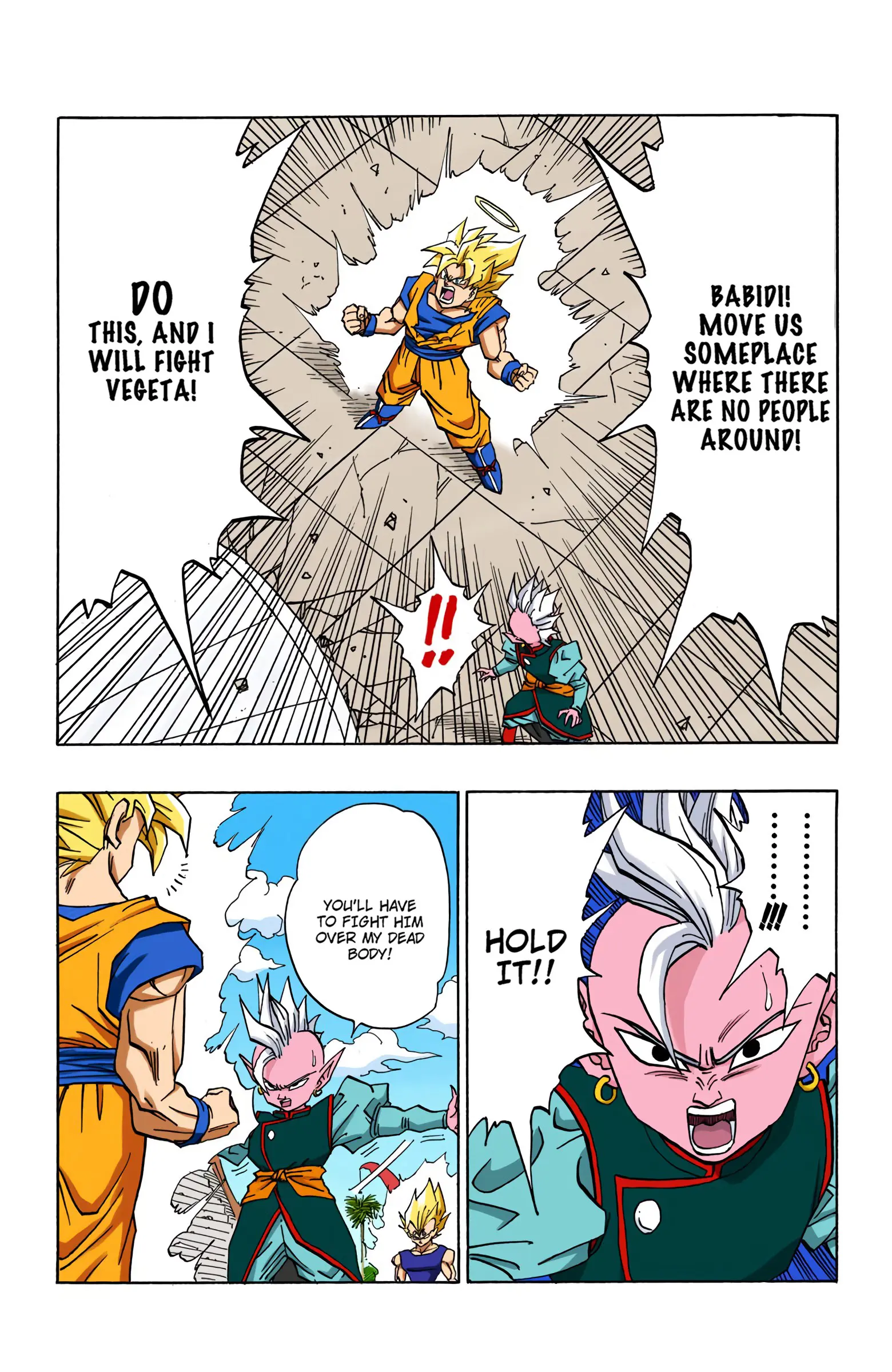 DBZ Majin Buu Saga Colored Manga, chapter 457, page 9