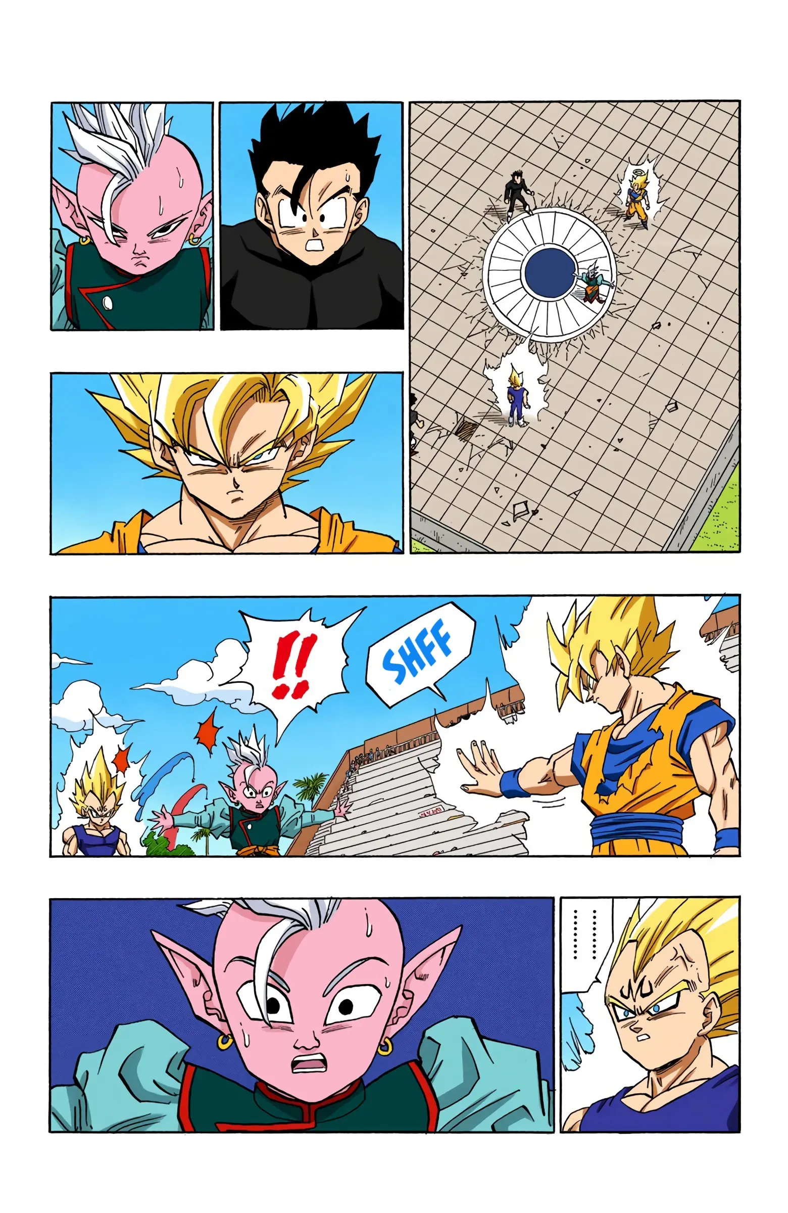 DBZ Majin Buu Saga Colored Manga, chapter 457, page 10