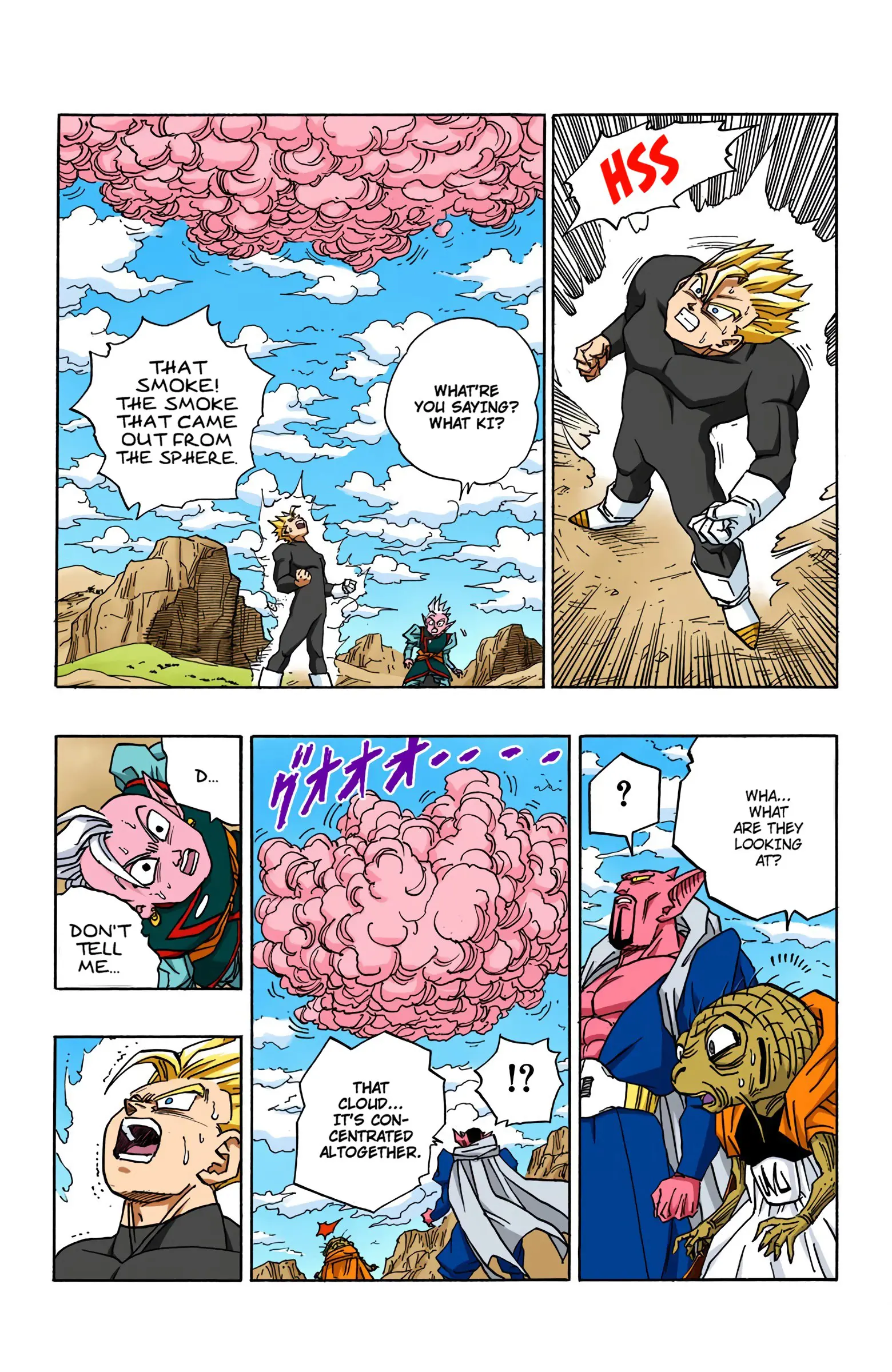 DBZ Majin Buu Saga Colored Manga, chapter 460, page 12