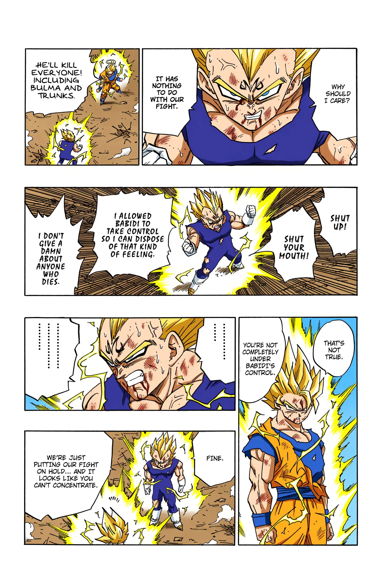 DBZ Majin Buu Saga Colored Manga, chapter 462, page 3