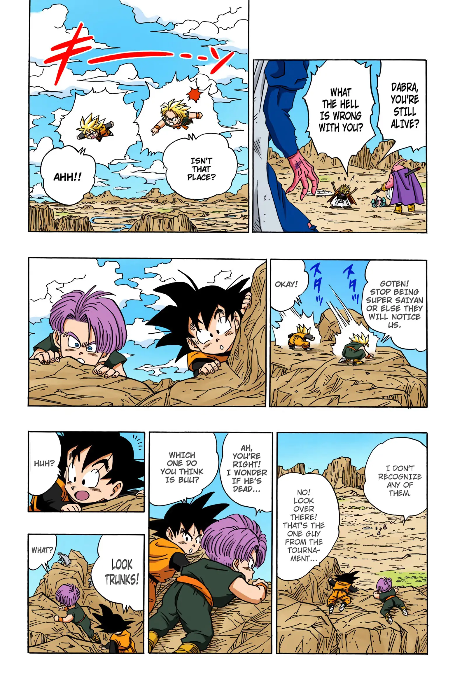 DBZ Majin Buu Saga Colored Manga, chapter 463, page 11