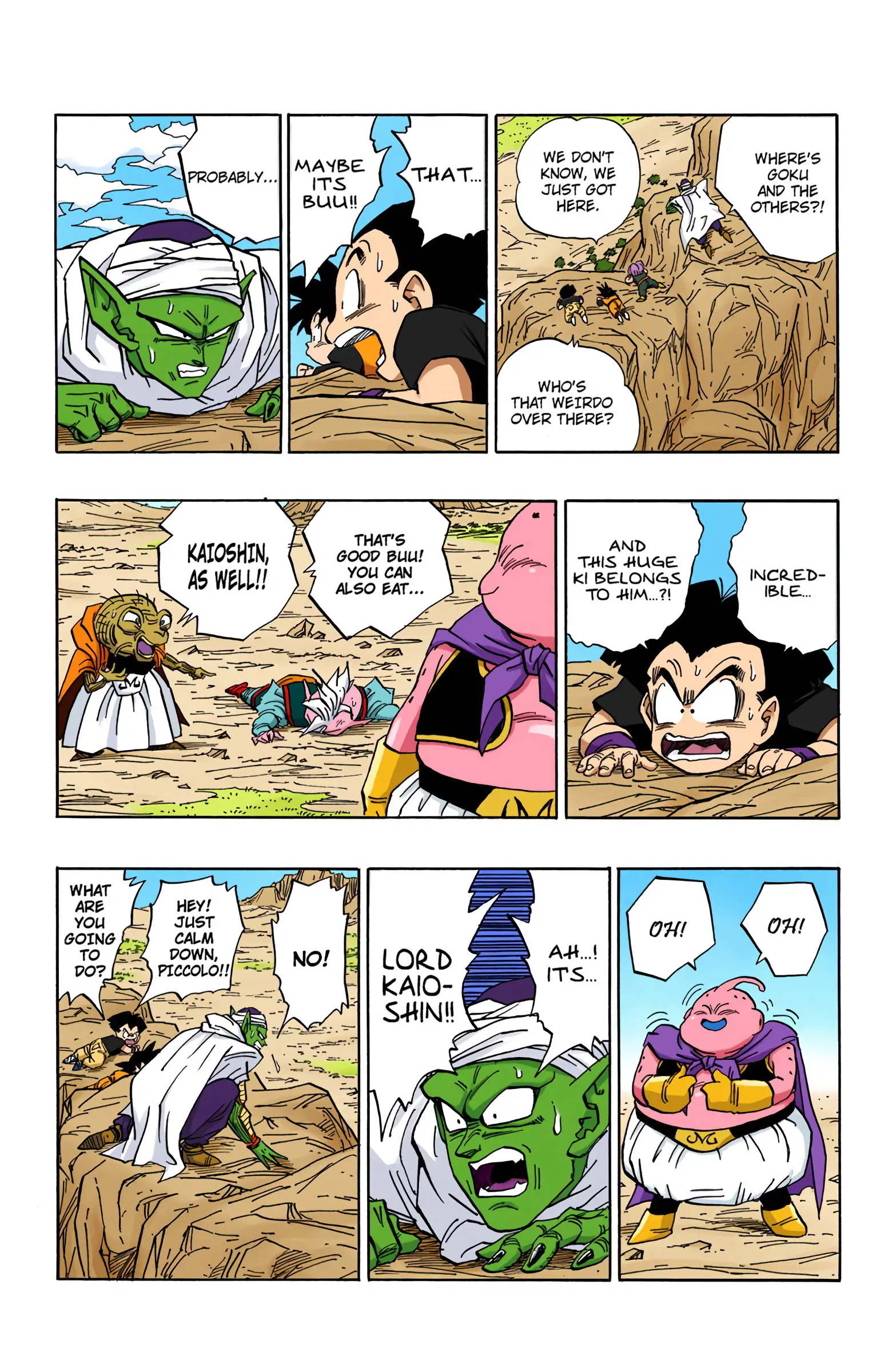 DBZ Majin Buu Saga Colored Manga, chapter 464, page 6