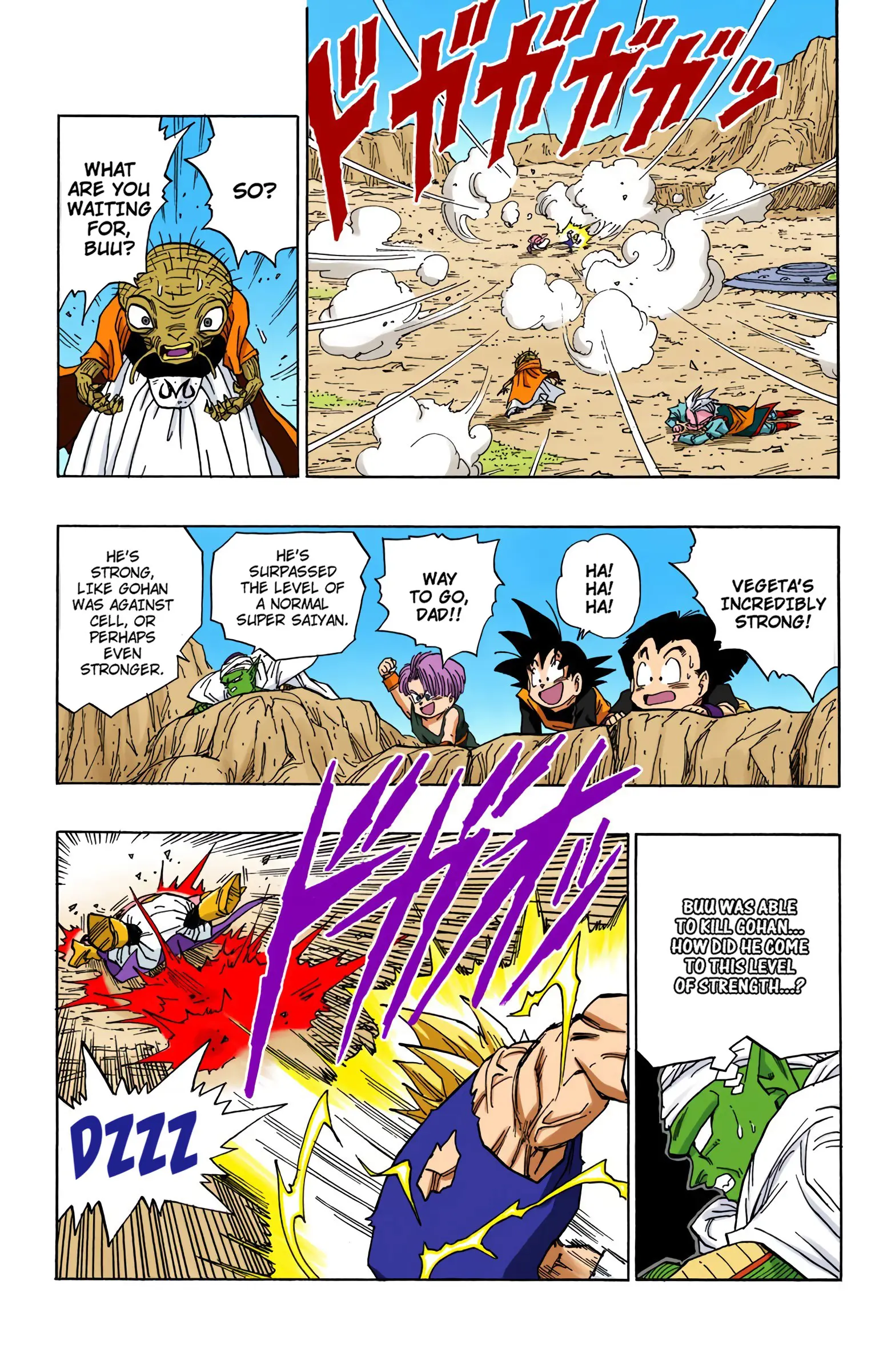 DBZ Majin Buu Saga Colored Manga, chapter 465, page 2