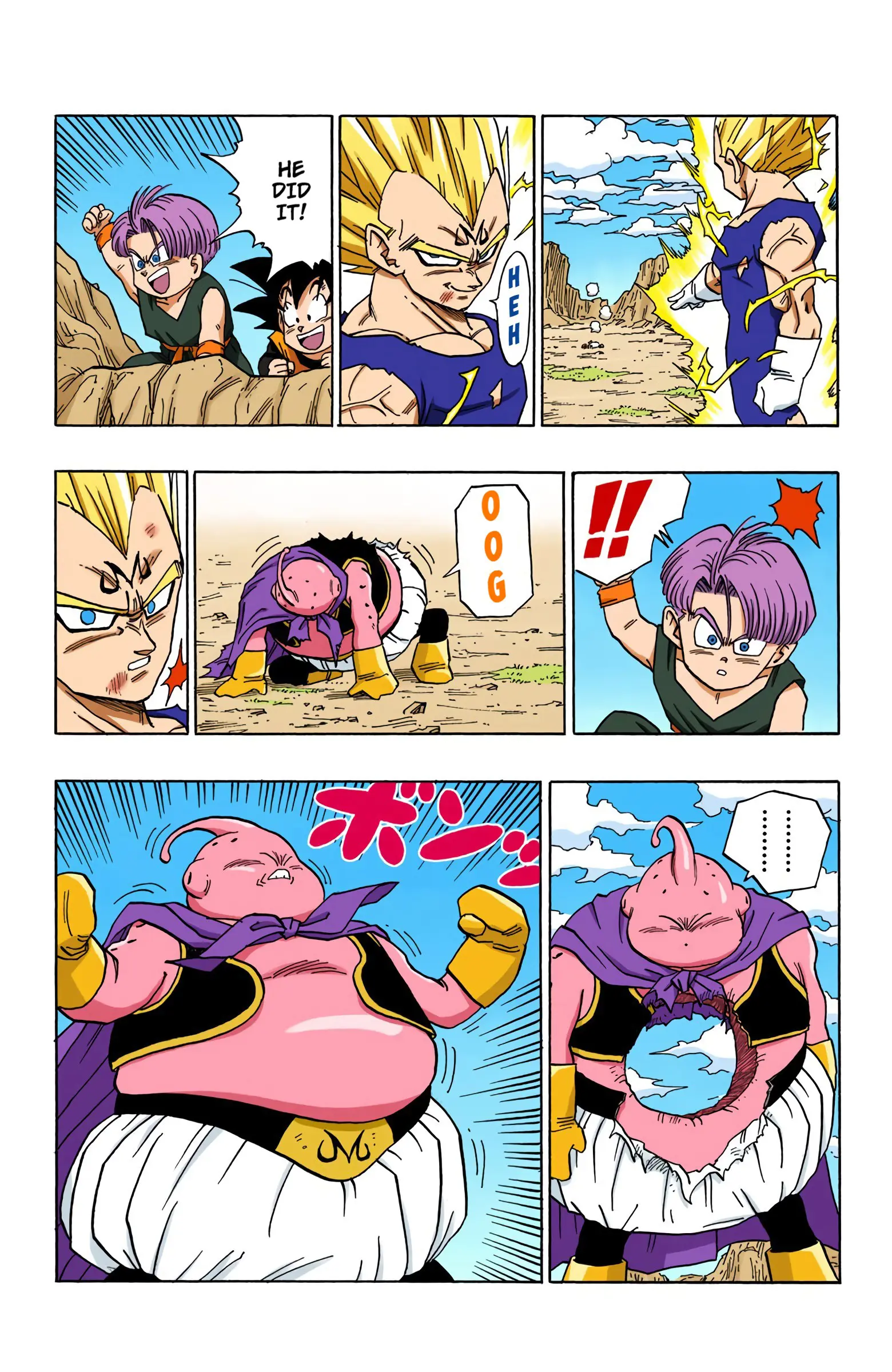 DBZ Majin Buu Saga Colored Manga, chapter 465, page 6