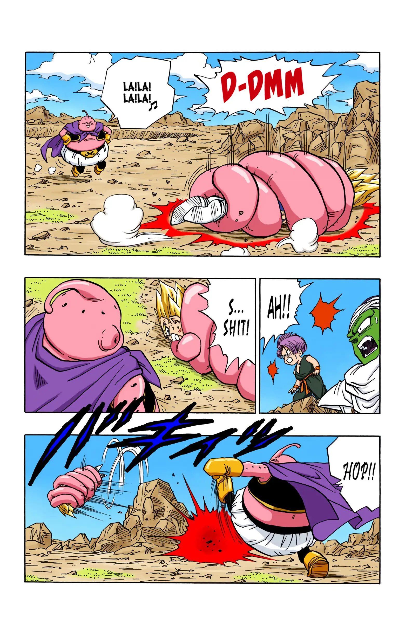 DBZ Majin Buu Saga Colored Manga, chapter 466, page 6