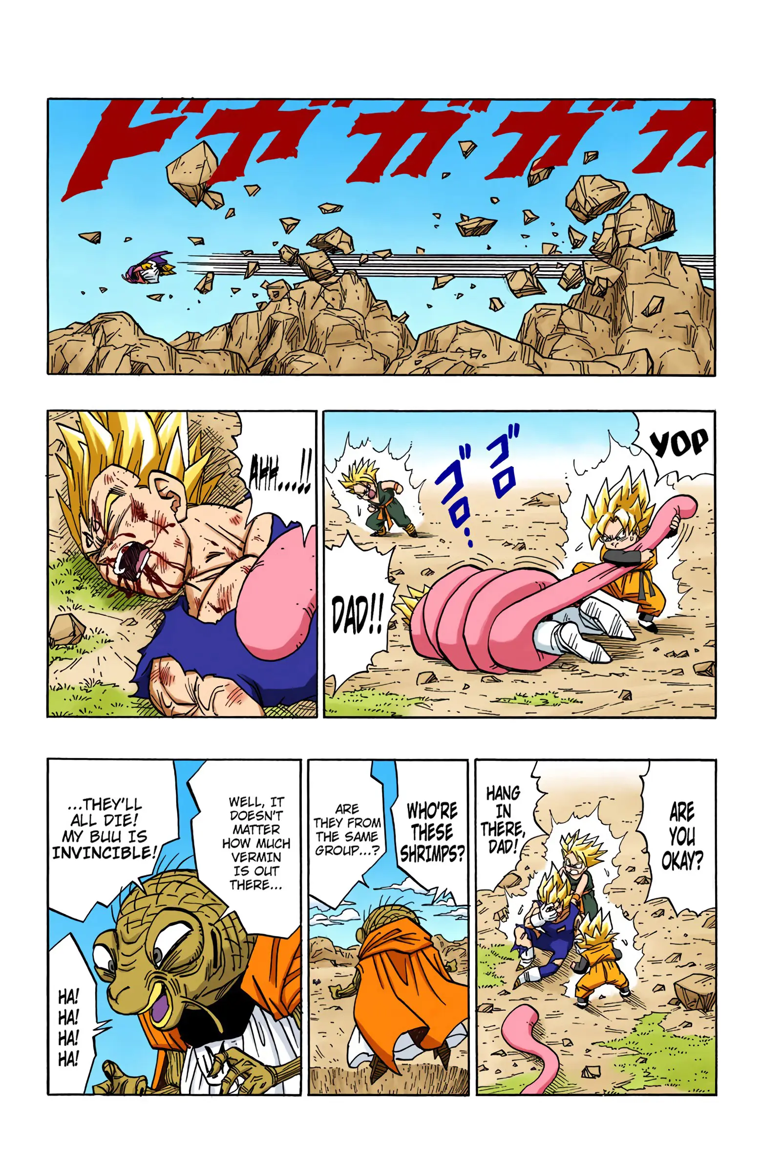 DBZ Majin Buu Saga Colored Manga, chapter 466, page 10