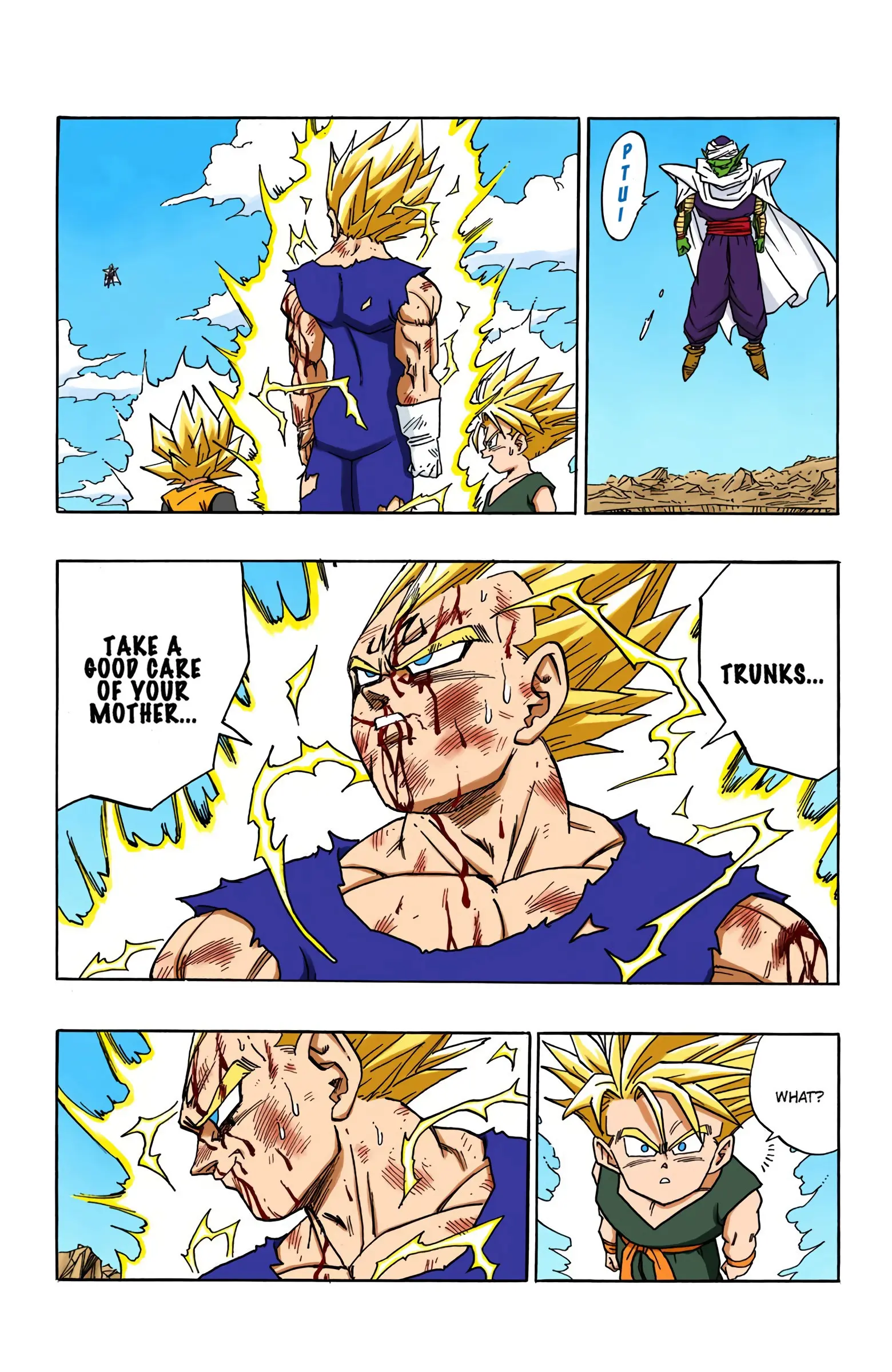 DBZ Majin Buu Saga Colored Manga, chapter 466, page 13