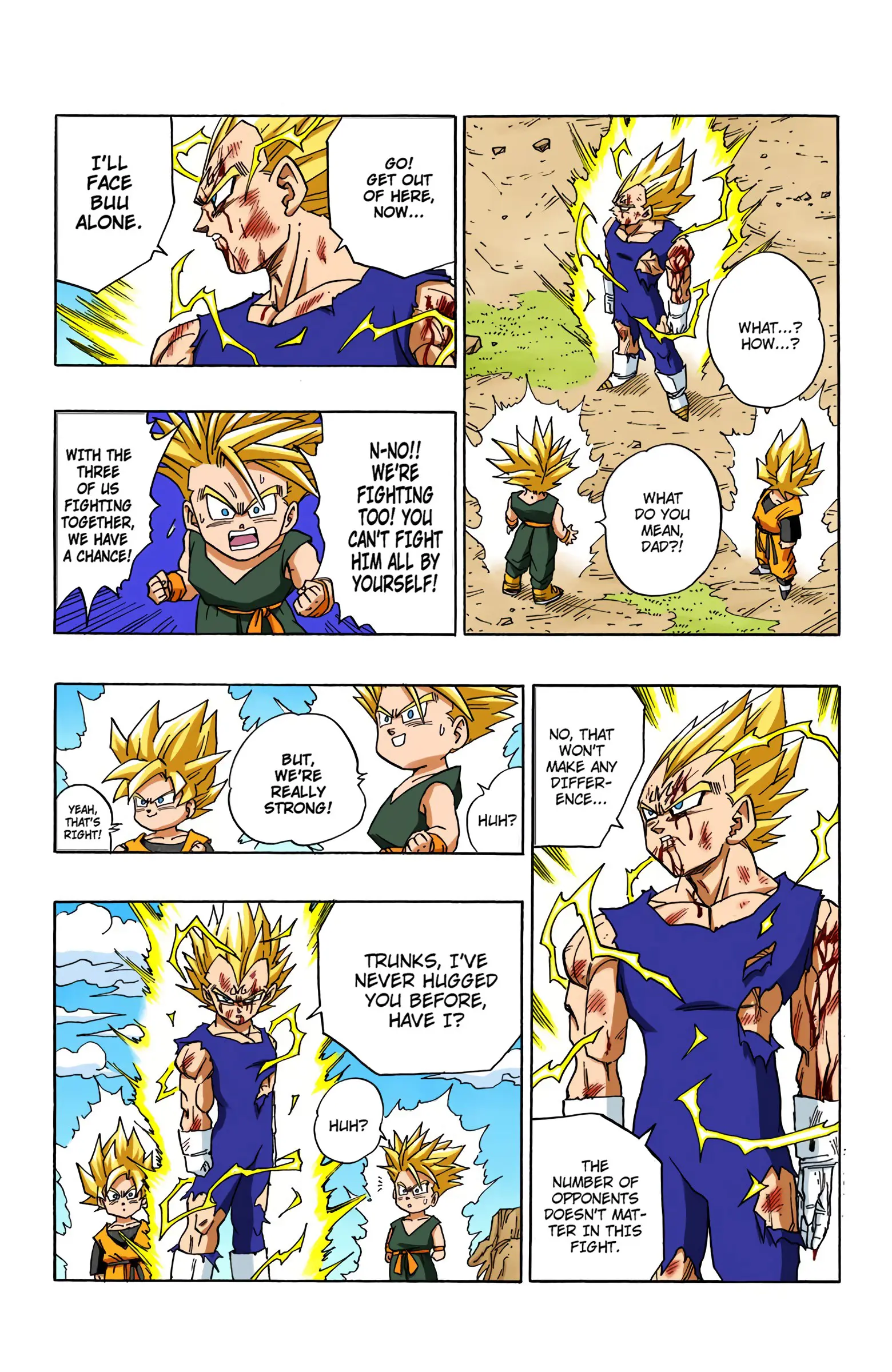 DBZ Majin Buu Saga Colored Manga, chapter 467, page 2
