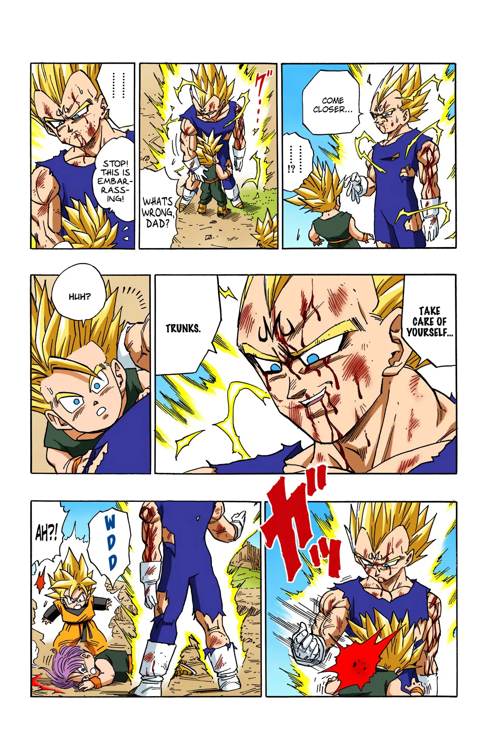 DBZ Majin Buu Saga Colored Manga, chapter 467, page 3