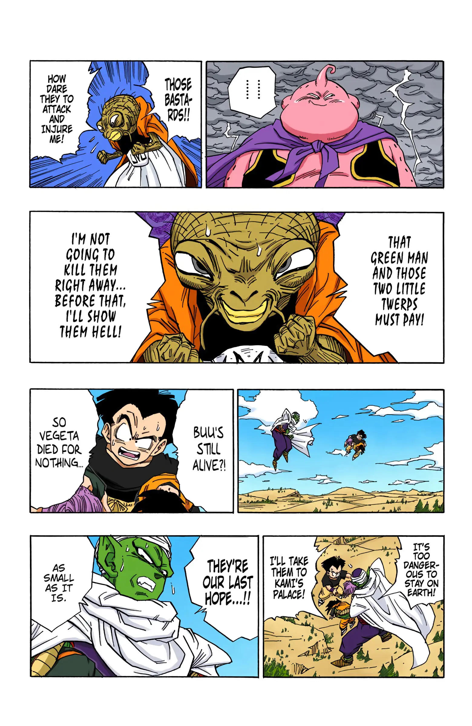 DBZ Majin Buu Saga Colored Manga, chapter 468, page 12